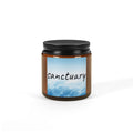 Clean Cotton Scented Soy Candle (Multi-Size, Amber Jar) - Sanctuary