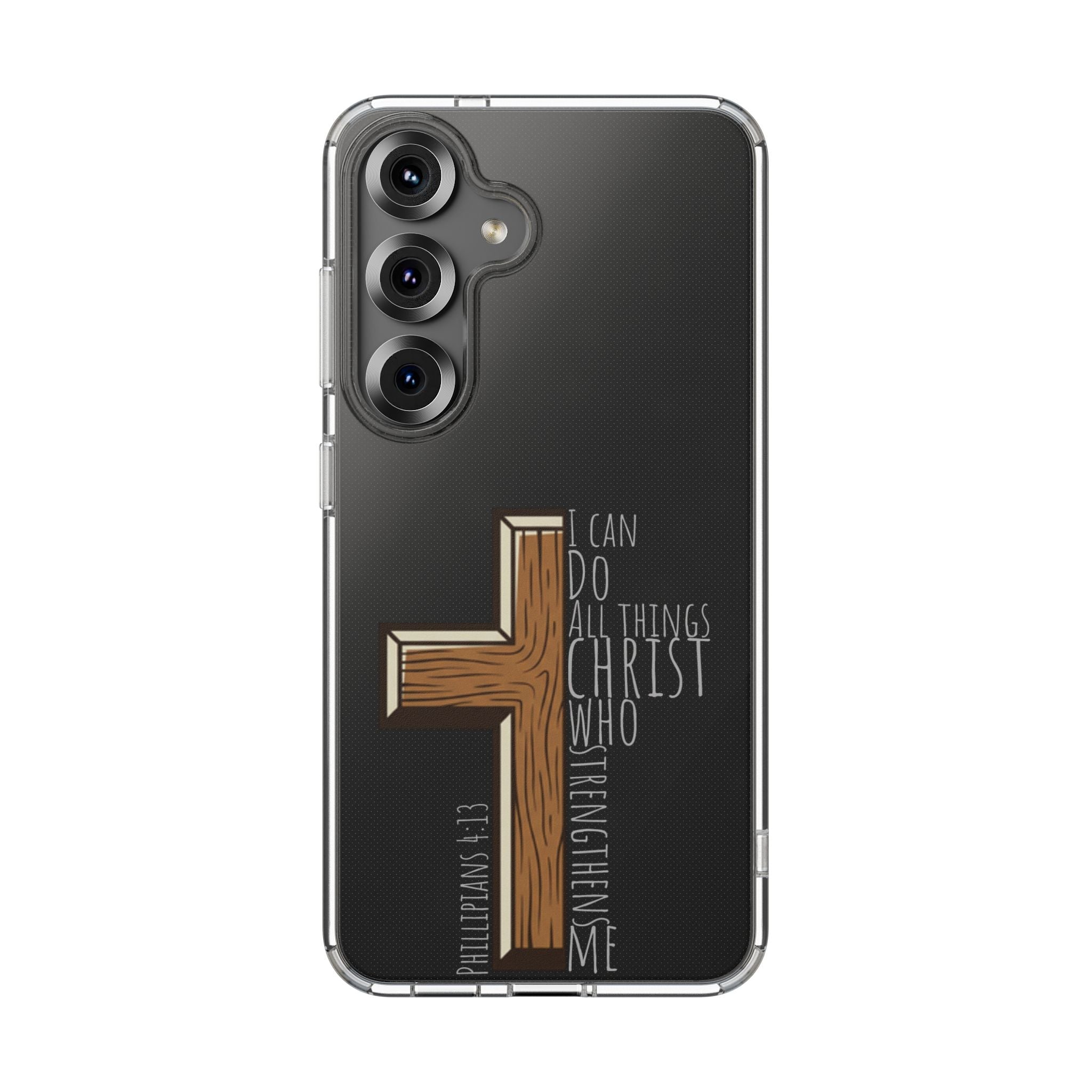 Clear Impact-Resistant Case - I Can Do All Things