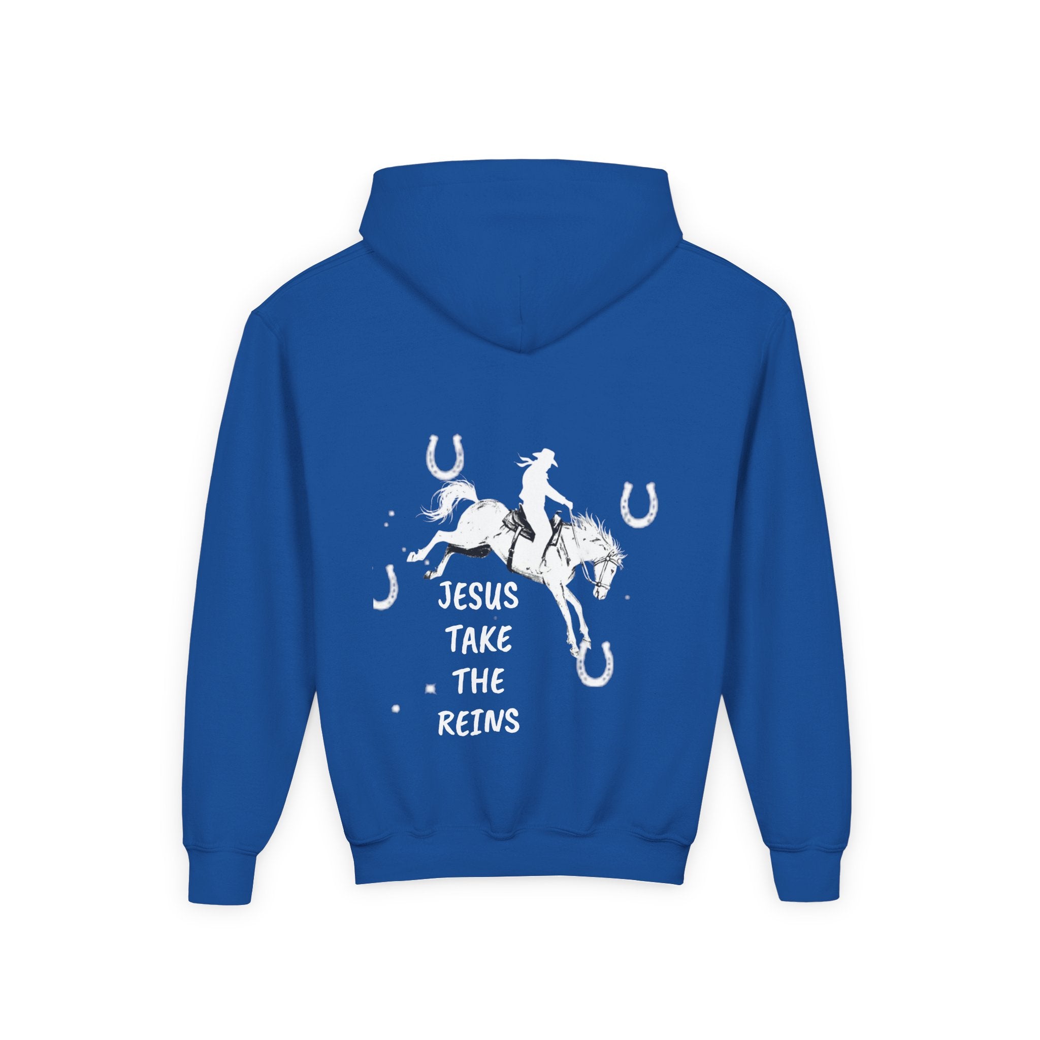 Youth Heavy Blend Hooded Sweatshirt - Take the Reins