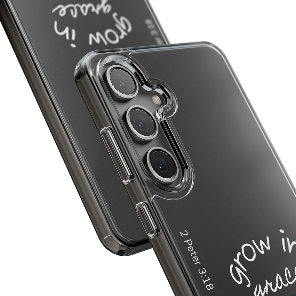 Clear Impact-Resistant Case - Grow in Grace