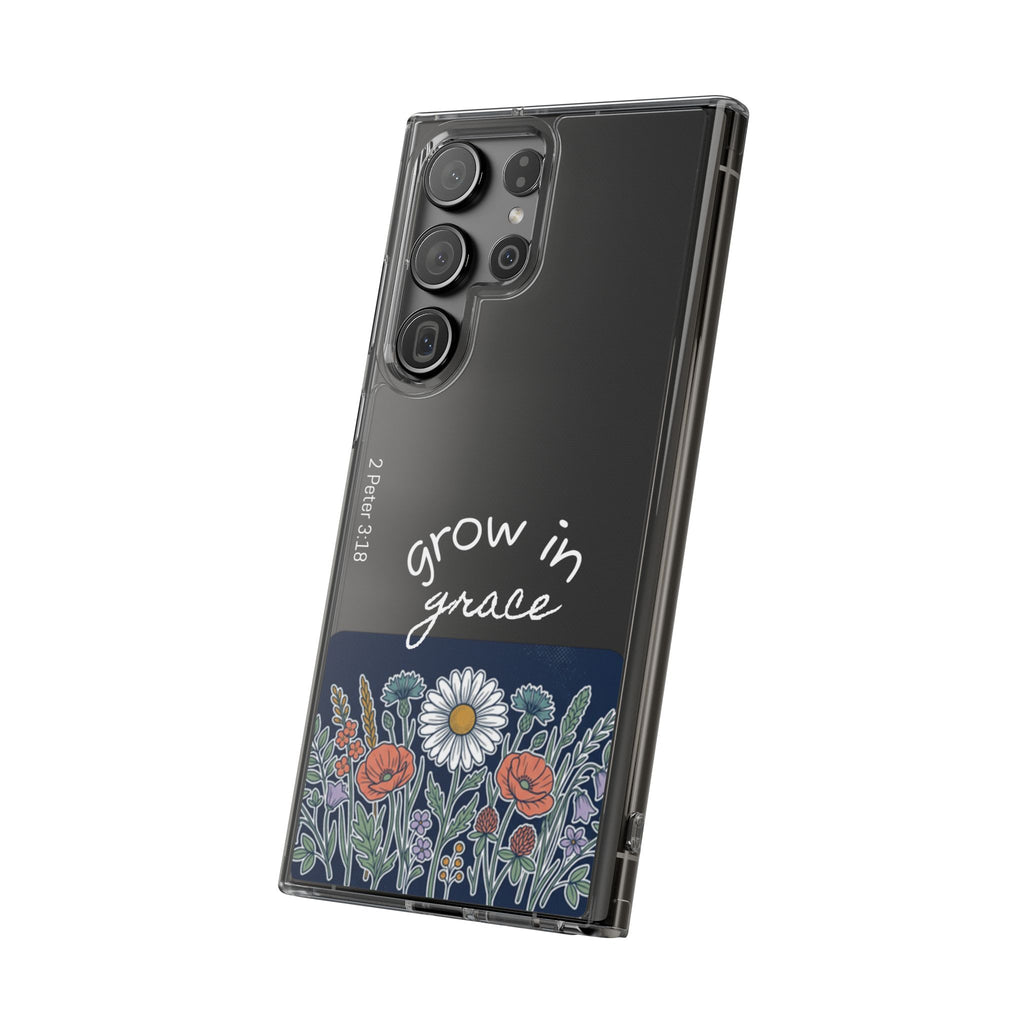 Clear Impact-Resistant Case - Grow in Grace
