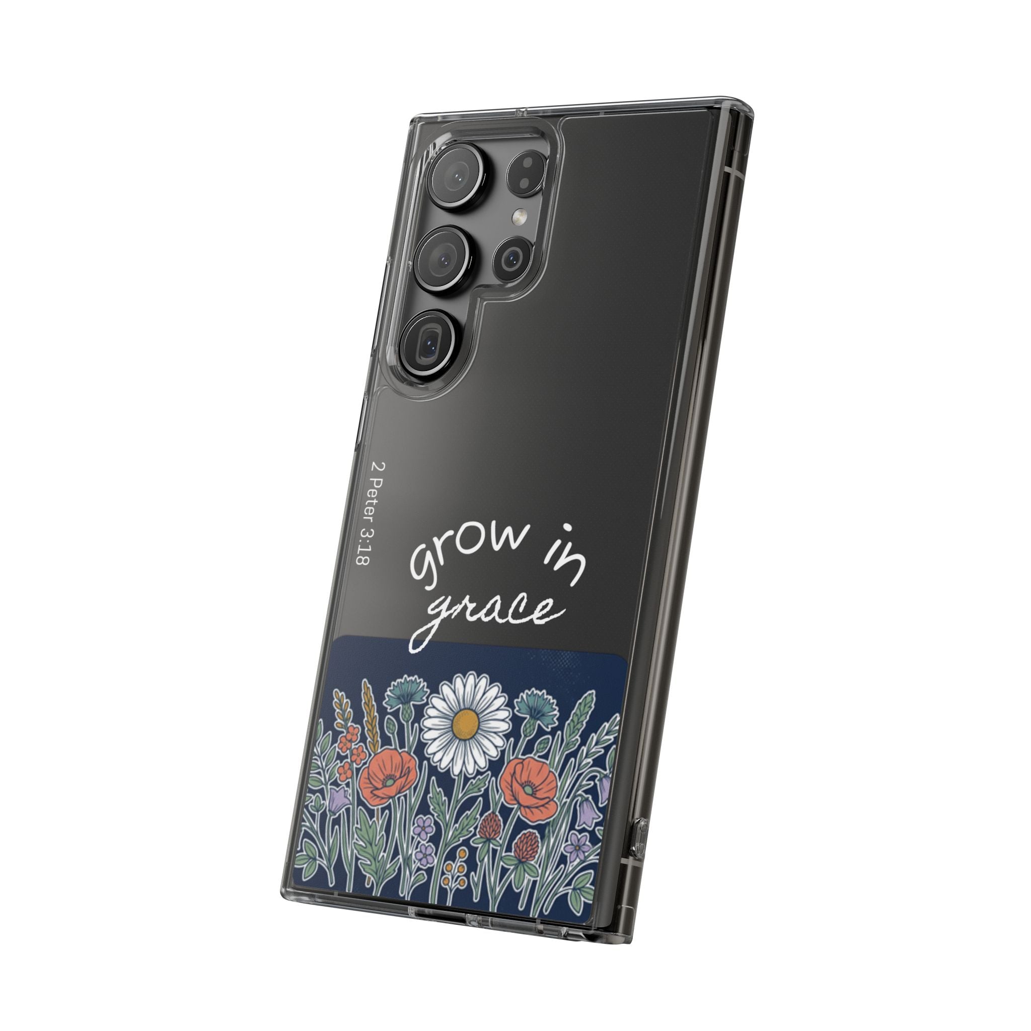Clear Impact-Resistant Case - Grow in Grace