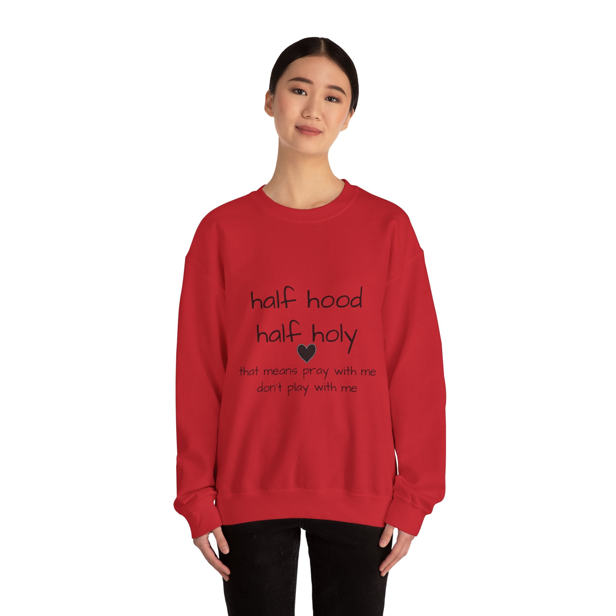Heavy Blend™ Crewneck Sweatshirt - Half & Half