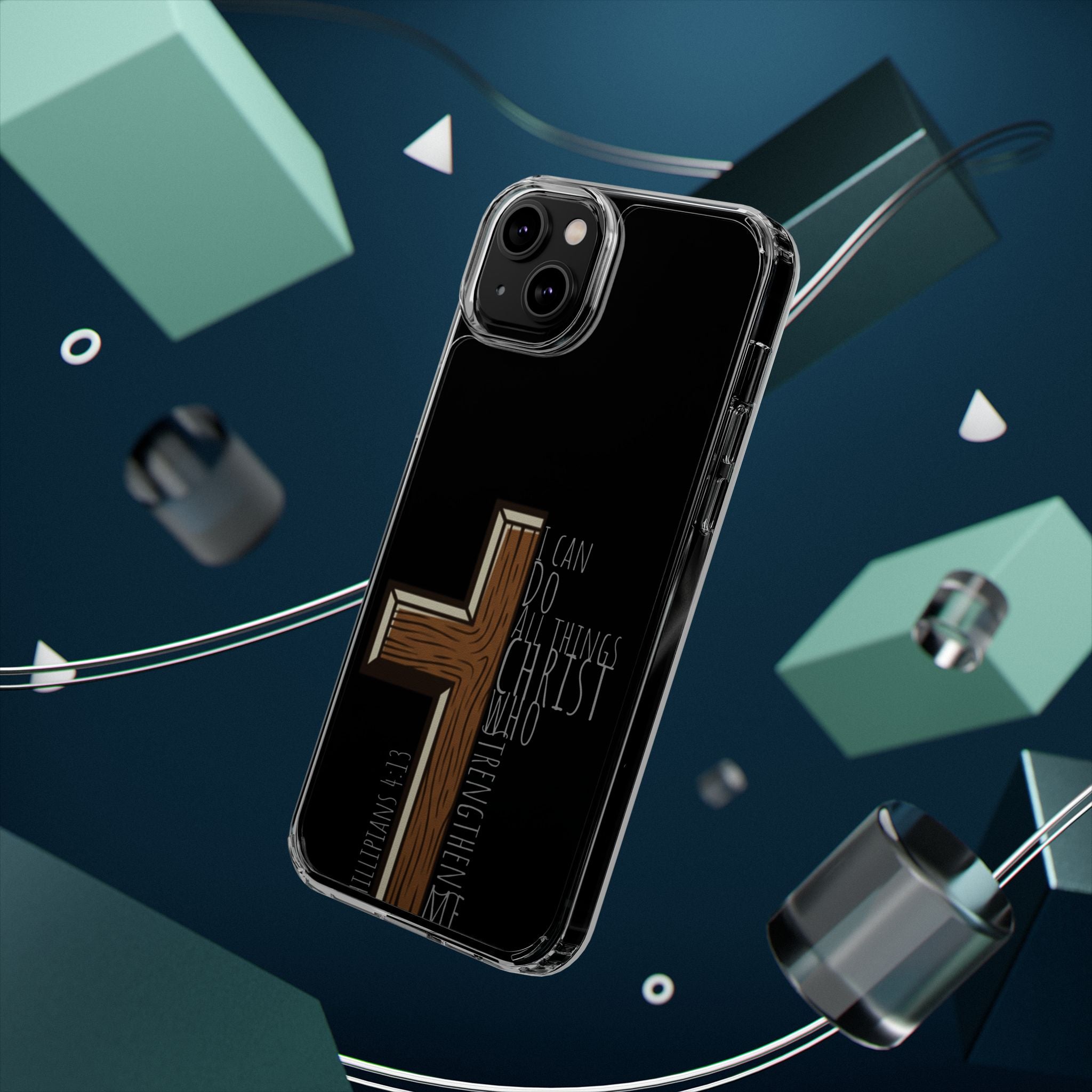 Clear Impact-Resistant Case - I Can Do All Things