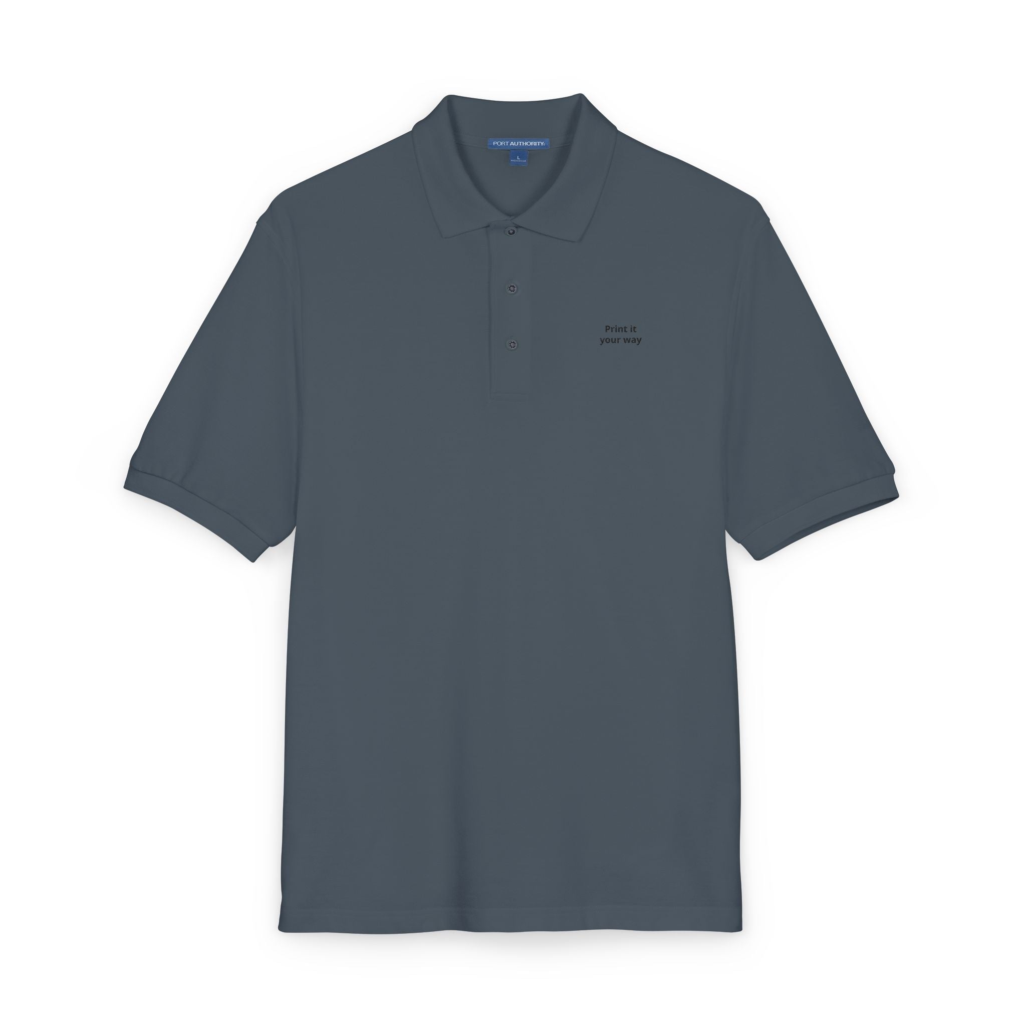 Unisex Polo Shirt (Embroidery) - Business Name Custom