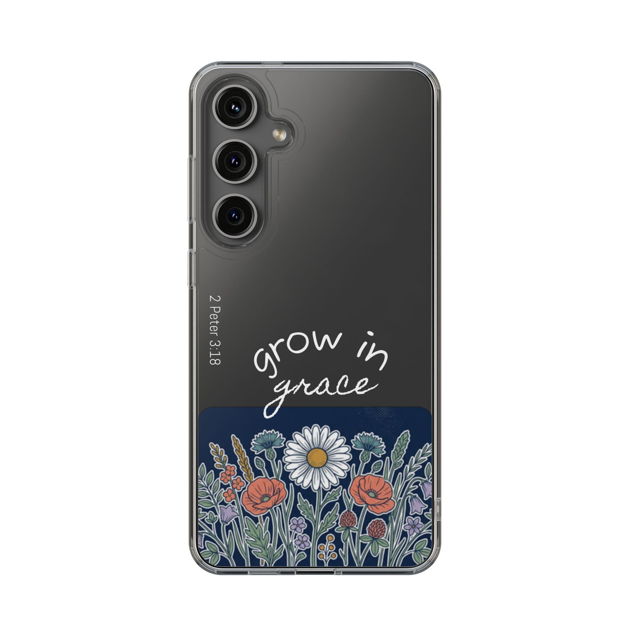 Clear Impact-Resistant Case - Grow in Grace