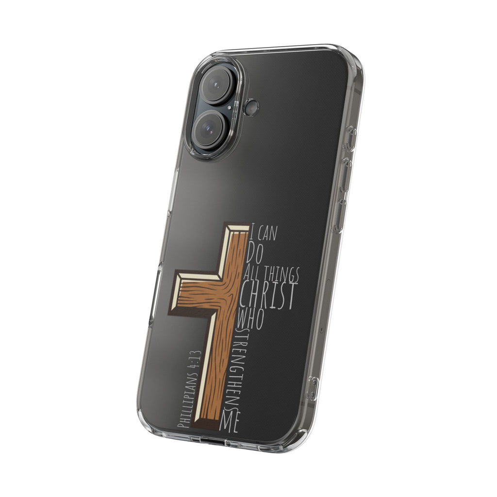 Clear Impact-Resistant Case - I Can Do All Things