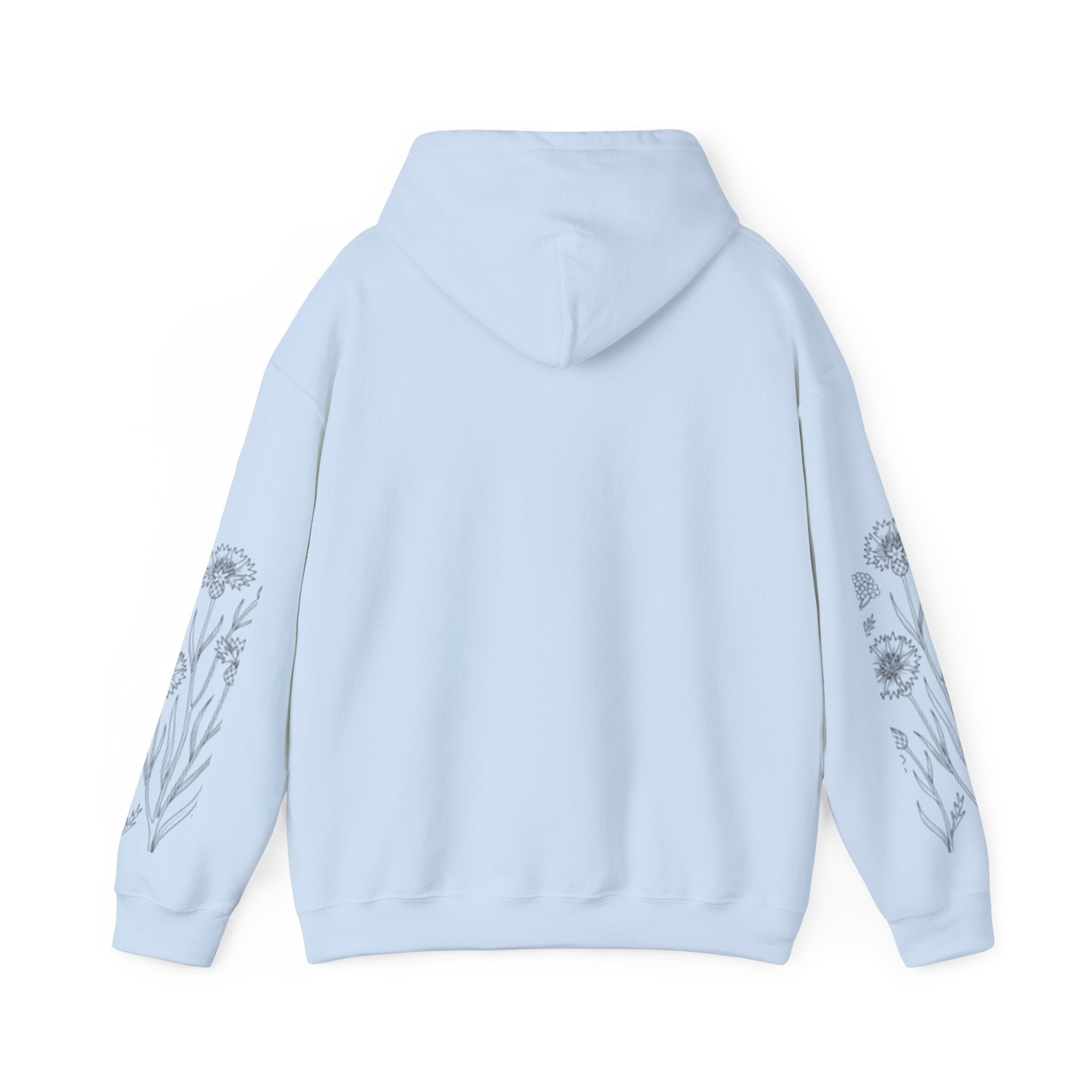 Grow In Grace Floral Hoodie — Inspirational Garden Graphic Sweatshirt