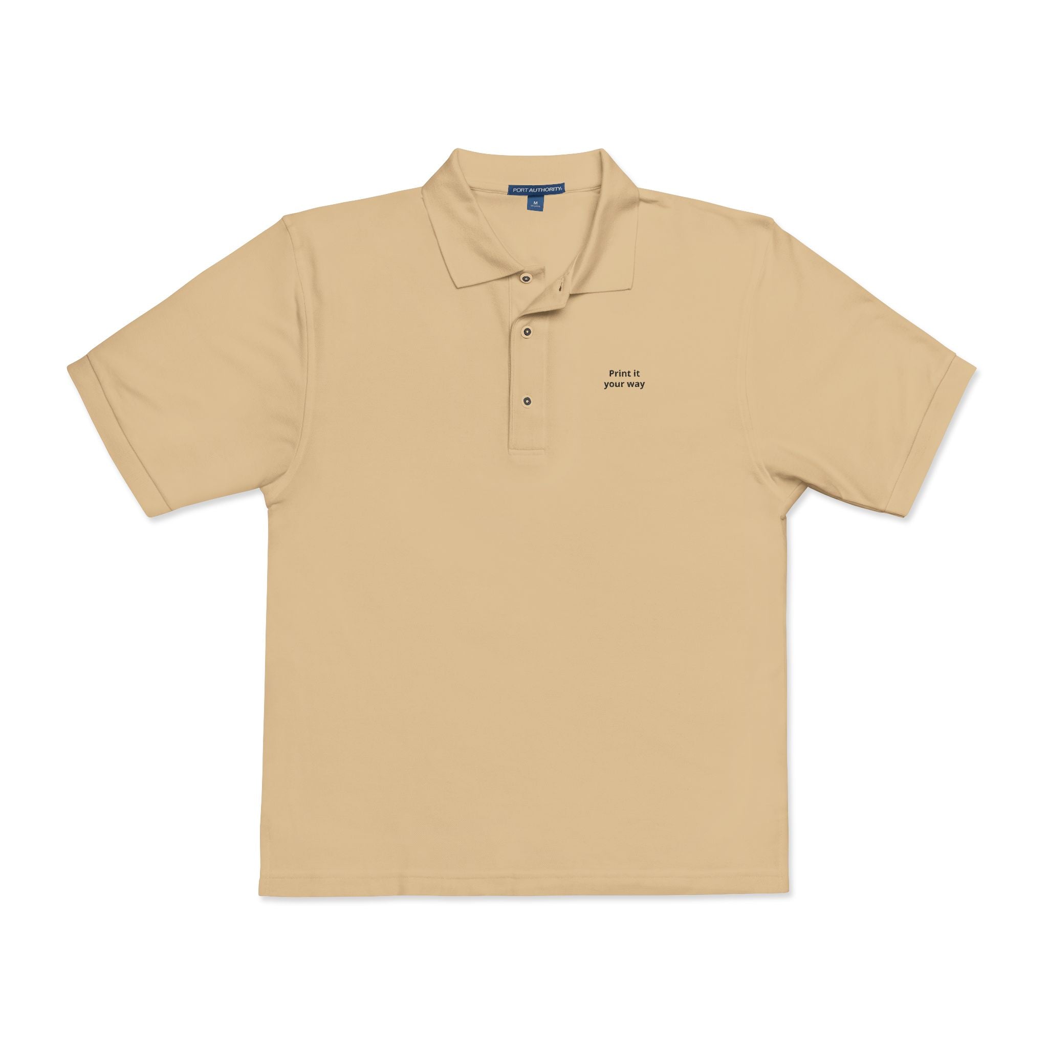 Unisex Polo Shirt (Embroidery) - Business Name Custom