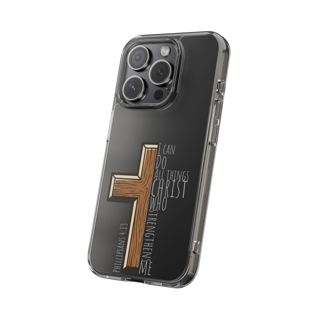 Clear Impact-Resistant Case - I Can Do All Things