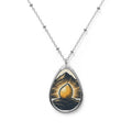 Oval Necklace - Mustard Seed