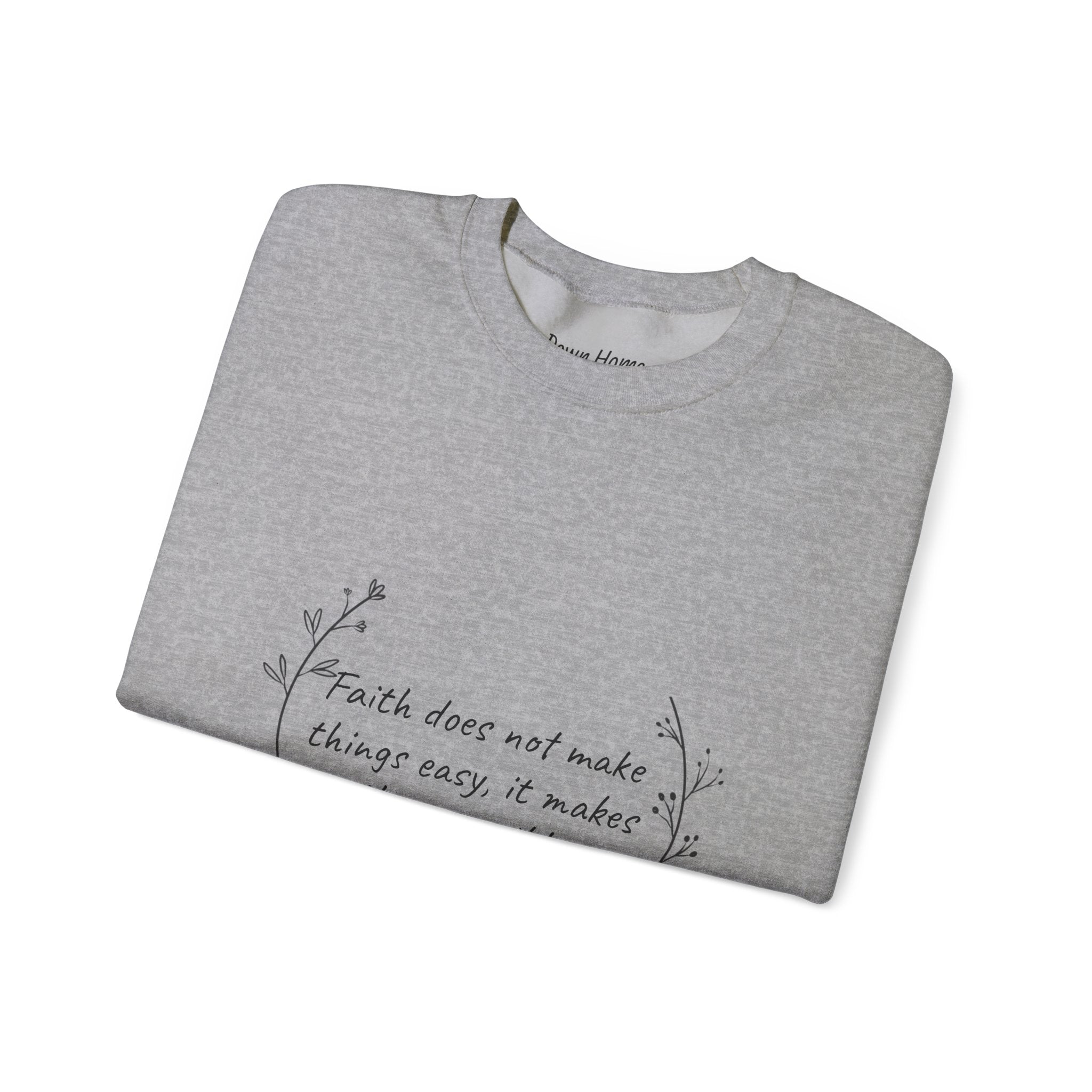 Heavy Blend™ Crewneck Sweatshirt - Luke 1:37