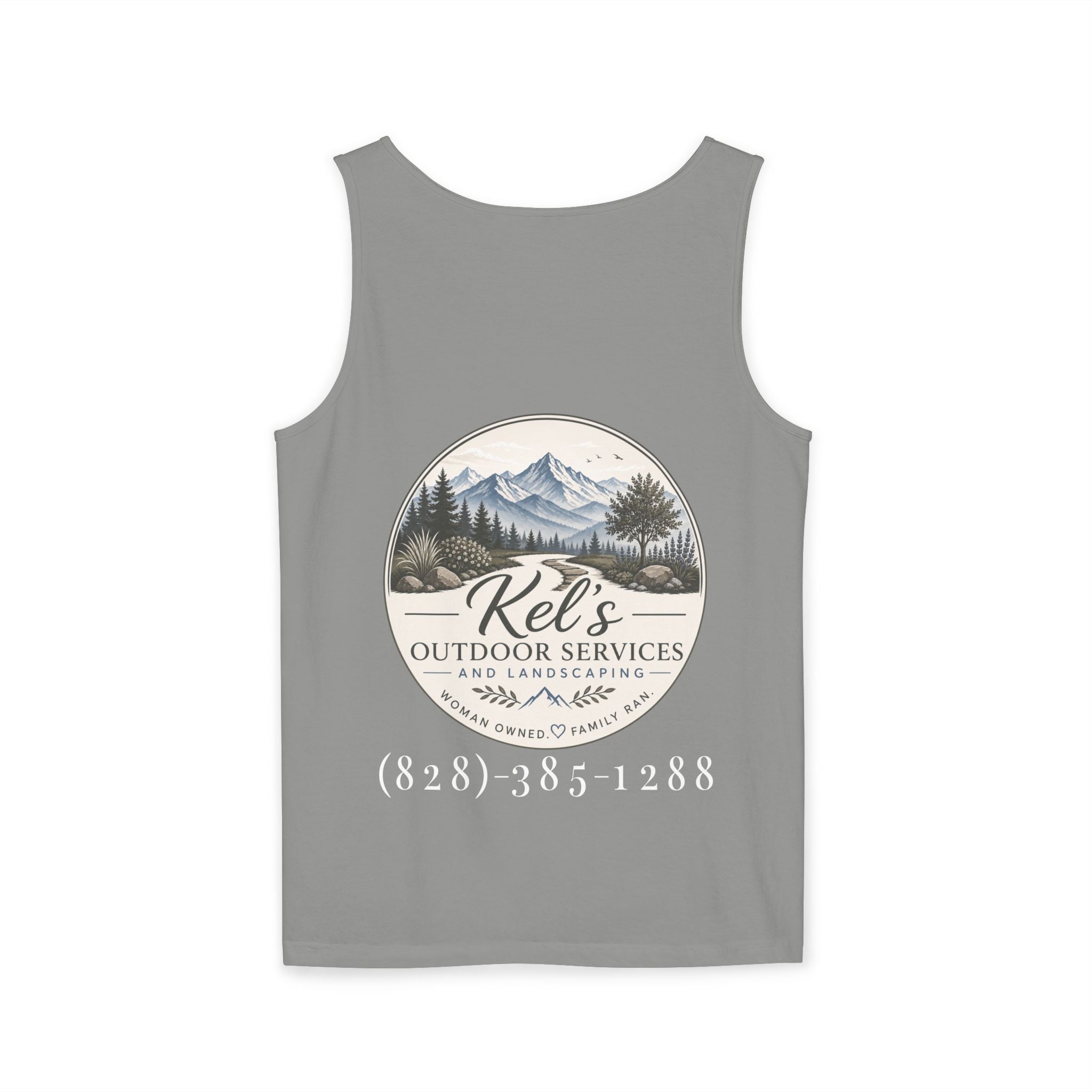 Garment-Dyed Tank Top - Kel’s Outdoor Services & Landscaping