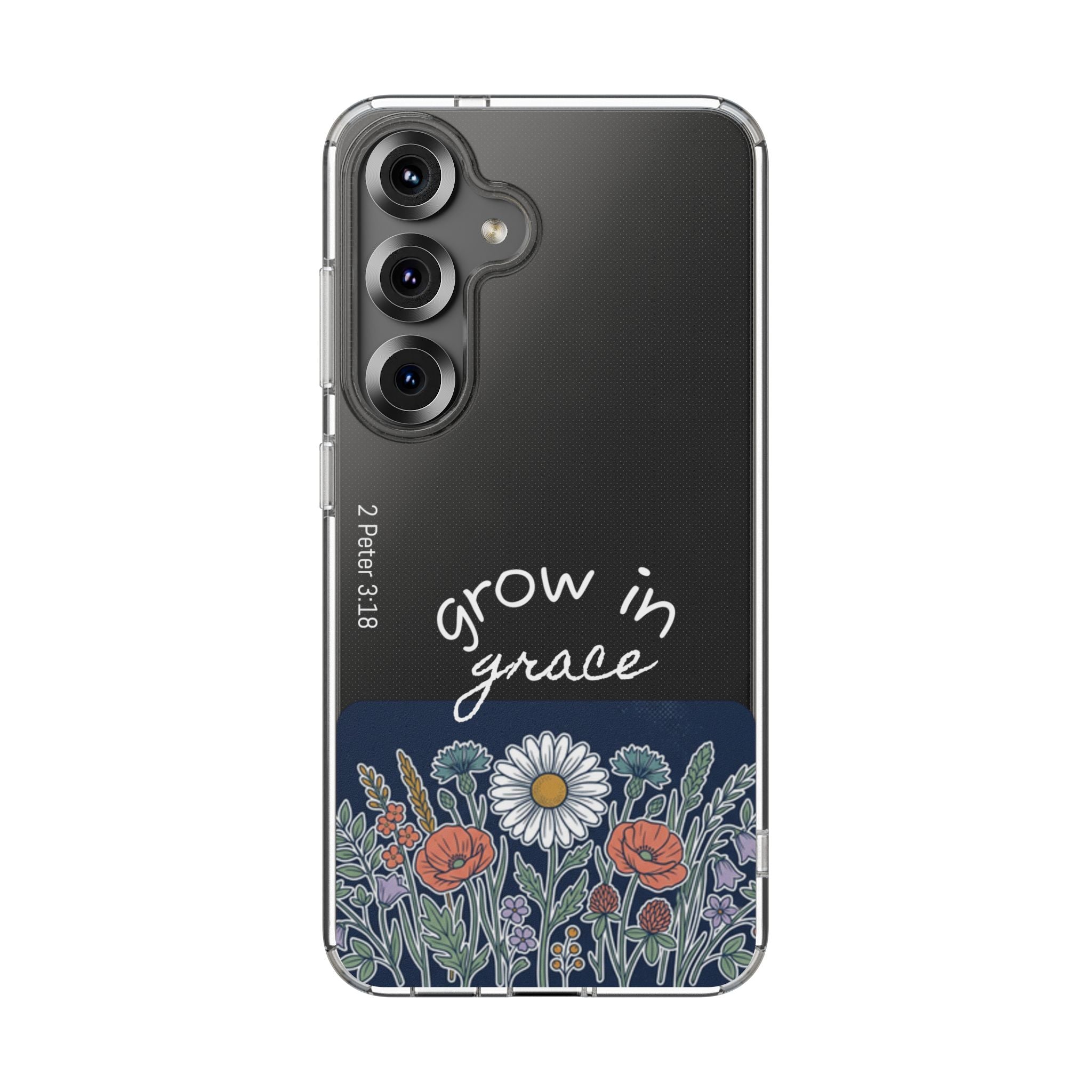 Clear Impact-Resistant Case - Grow in Grace