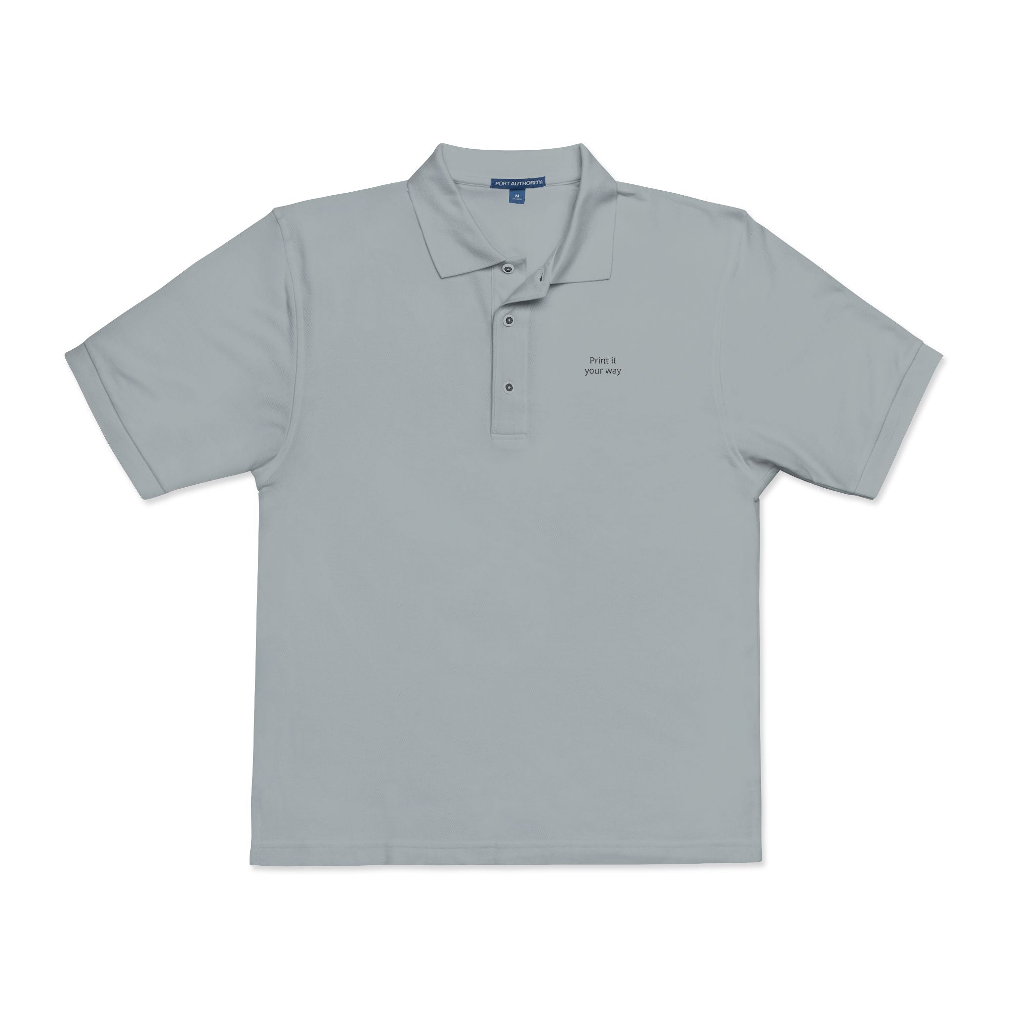 Unisex Polo Shirt (Embroidery) - Business Name Custom