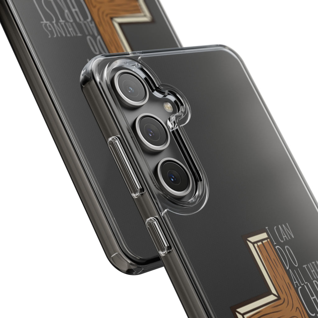 Clear Impact-Resistant Case - I Can Do All Things