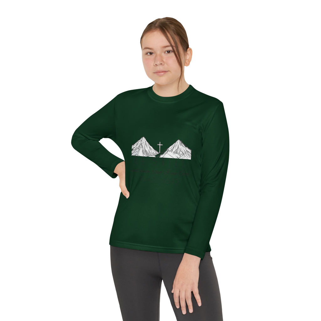 Youth Long Sleeve Competitor Tee - Be Still & Know