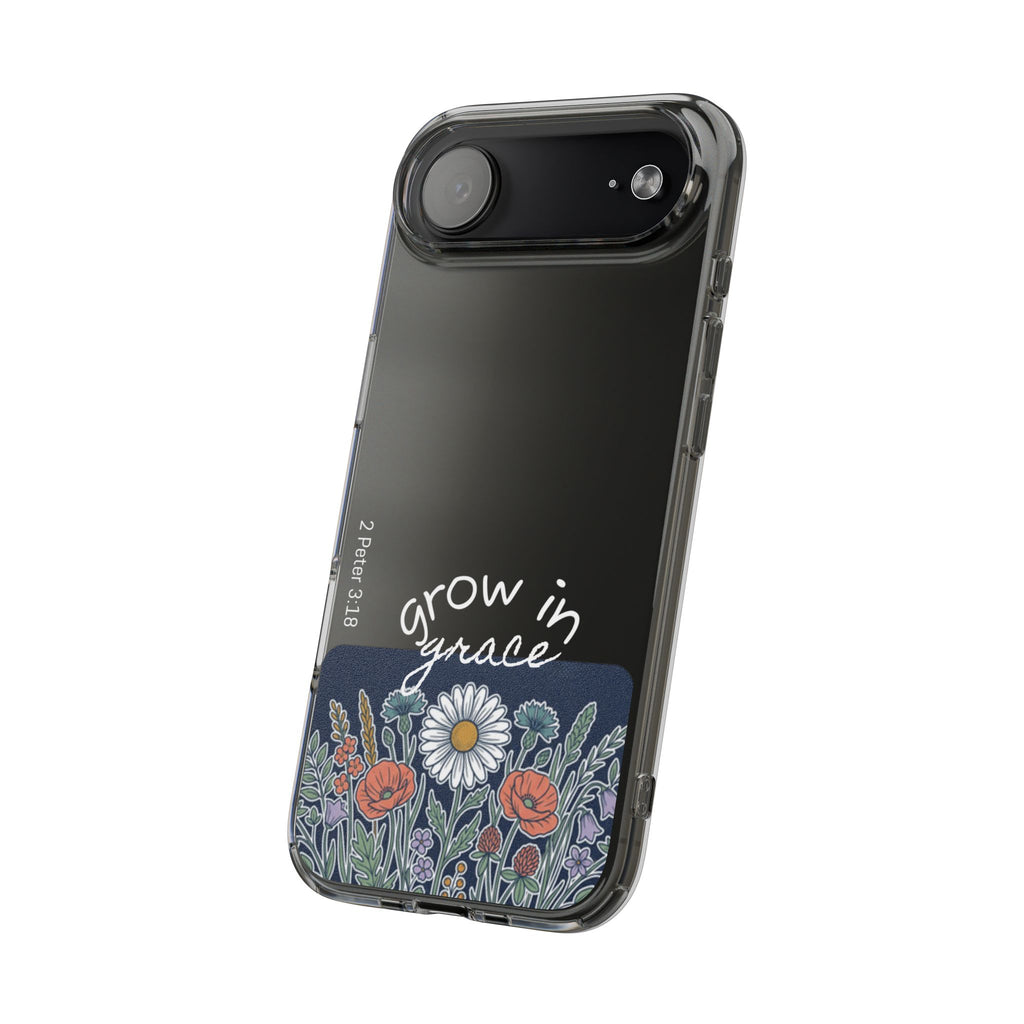 Clear Impact-Resistant Case - Grow in Grace