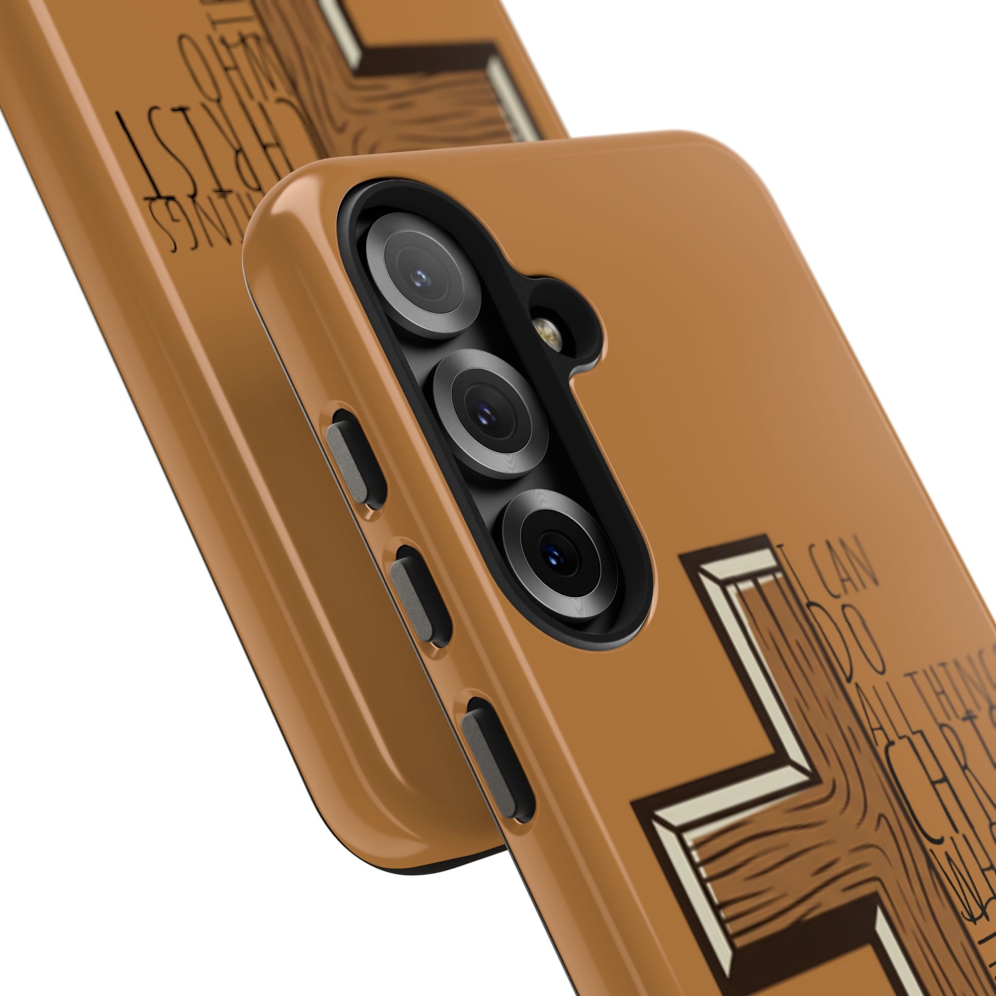 Tough Phone Case - I Can Do All Things (brown)