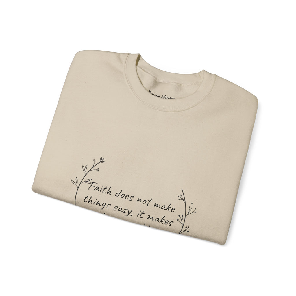 Heavy Blend™ Crewneck Sweatshirt - Luke 1:37