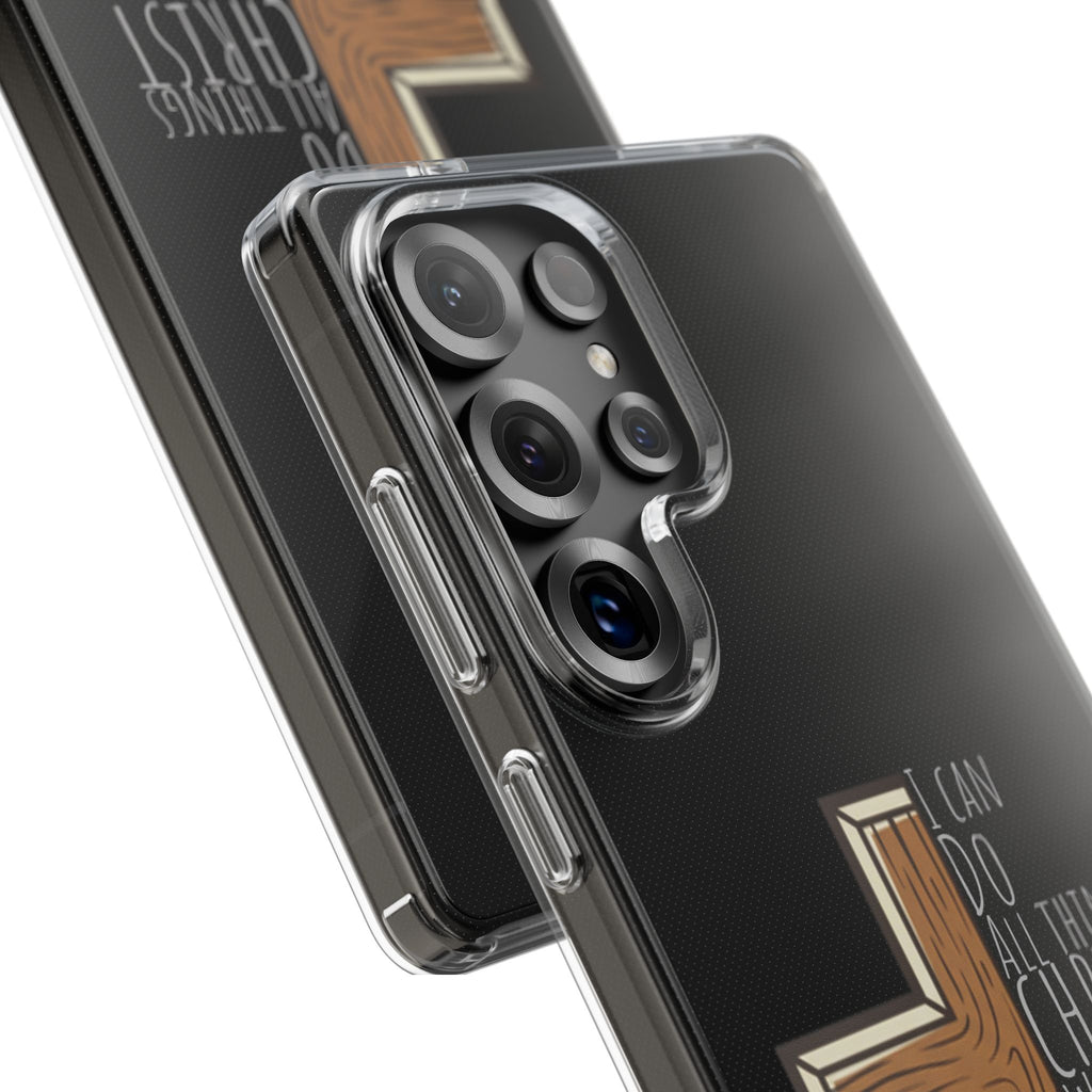 Clear Impact-Resistant Case - I Can Do All Things