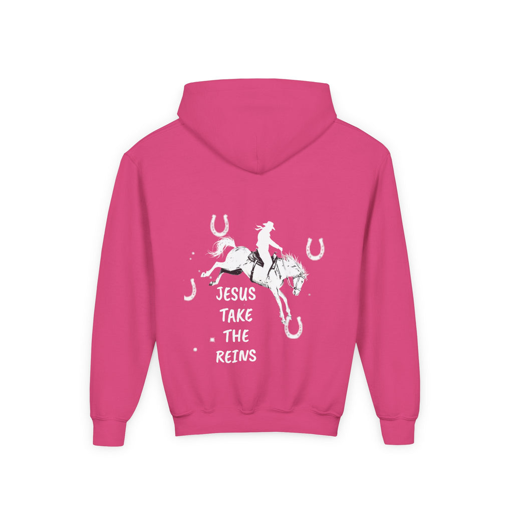 Youth Heavy Blend Hooded Sweatshirt - Take the Reins