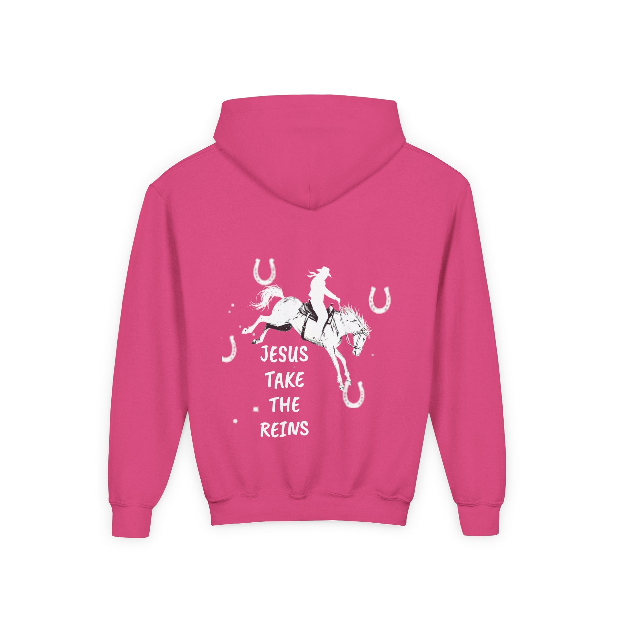 Youth Heavy Blend Hooded Sweatshirt - Take the Reins