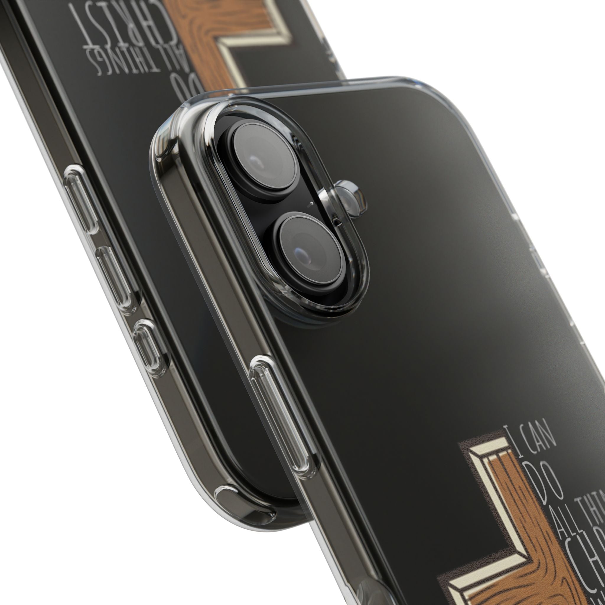 Clear Impact-Resistant Case - I Can Do All Things