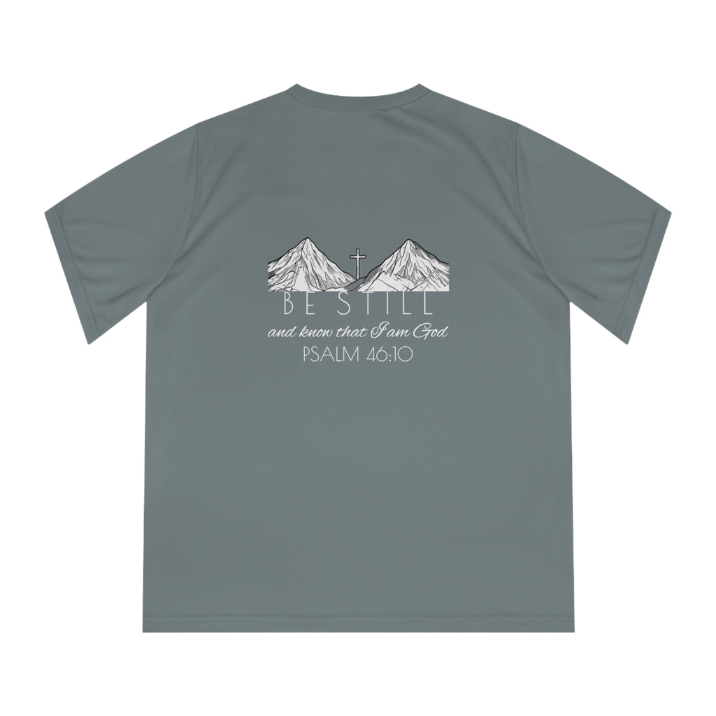 Women's Performance V-Neck T-Shirt - Be Still & Know
