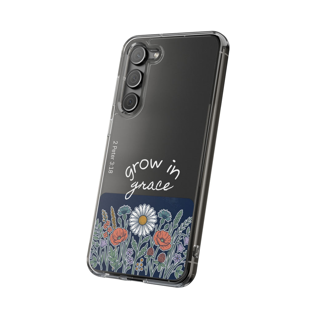 Clear Impact-Resistant Case - Grow in Grace