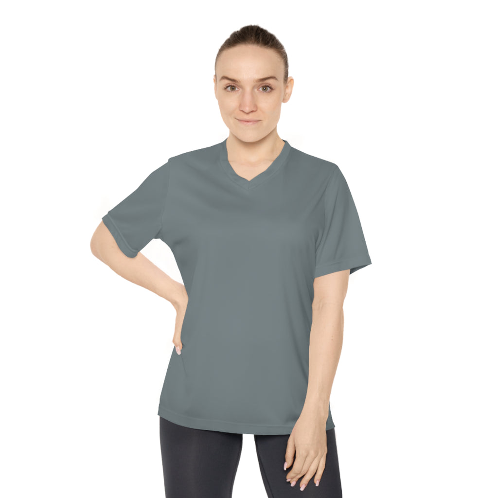 Women's Performance V-Neck T-Shirt - Be Still & Know