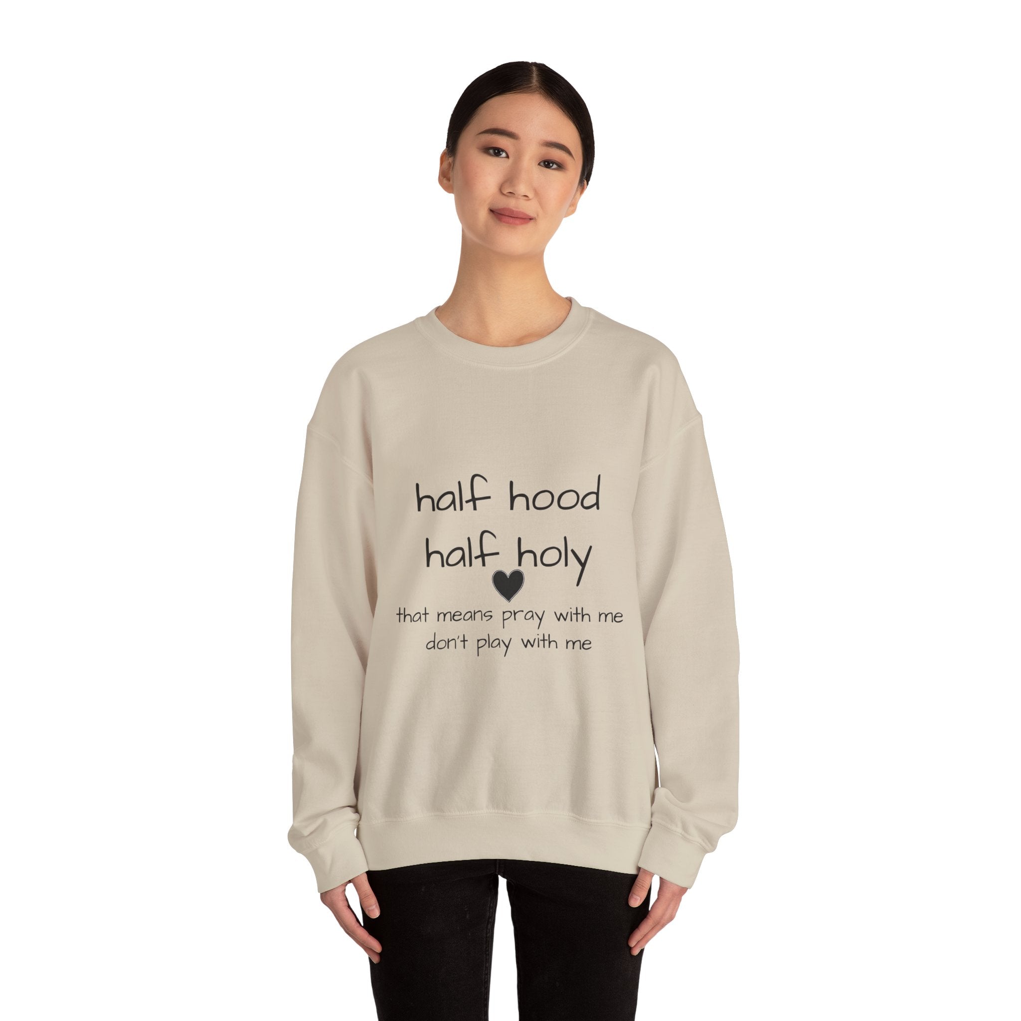 Heavy Blend™ Crewneck Sweatshirt - Half & Half