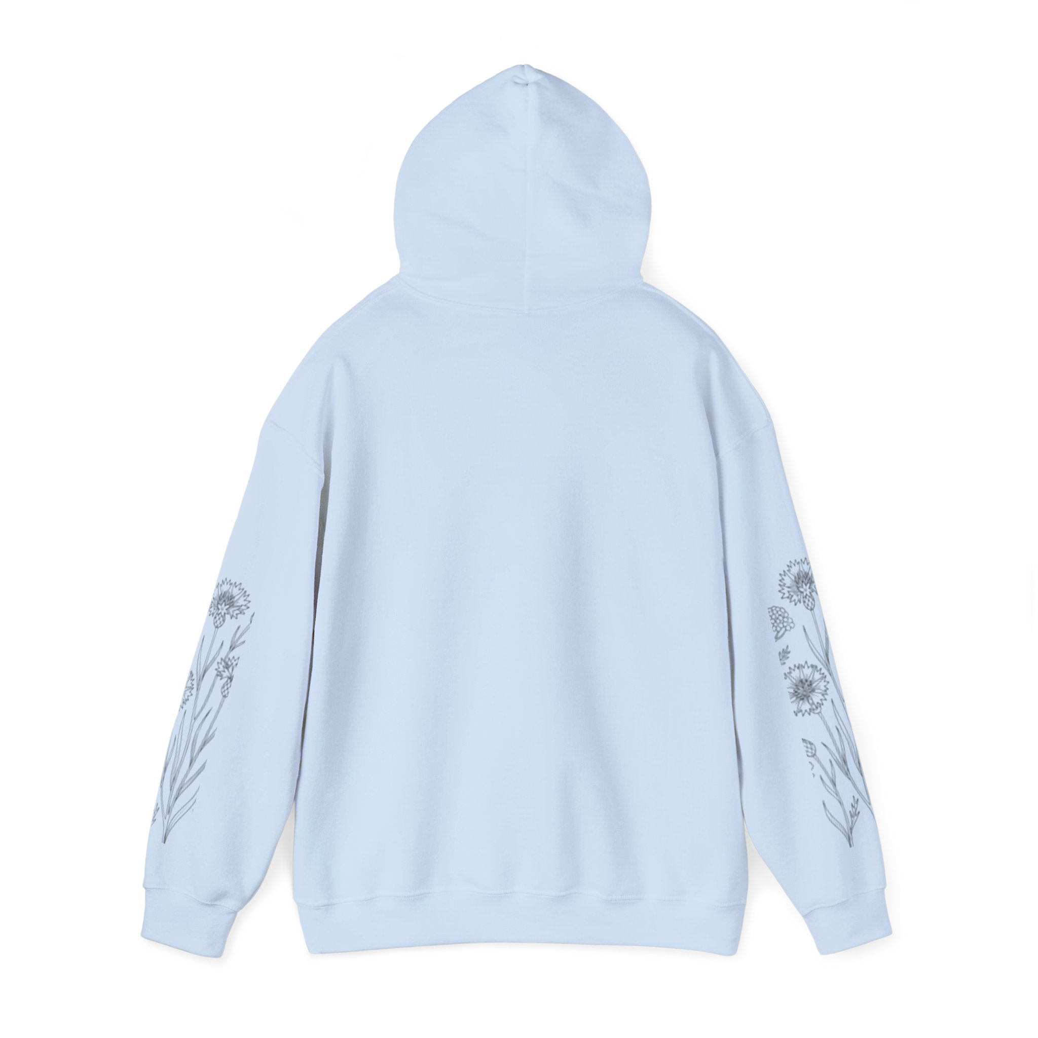 Grow In Grace Floral Hoodie — Inspirational Garden Graphic Sweatshirt