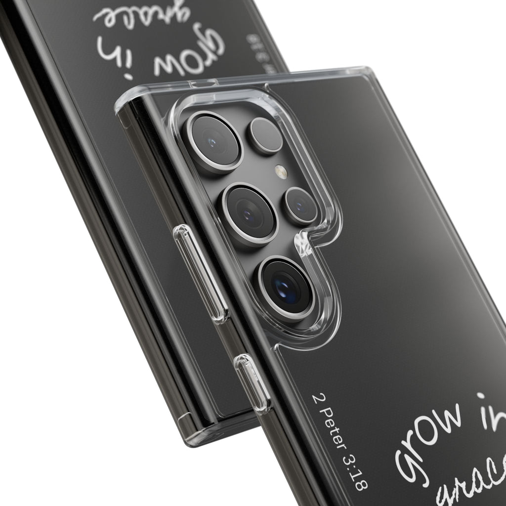 Clear Impact-Resistant Case - Grow in Grace