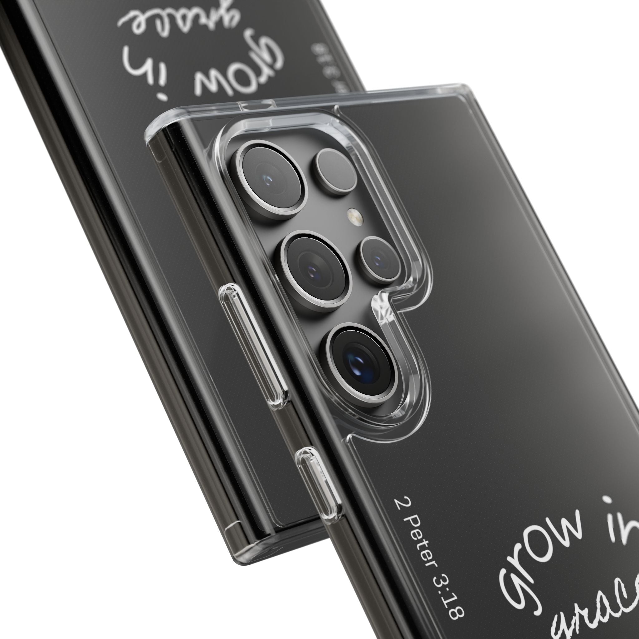 Clear Impact-Resistant Case - Grow in Grace