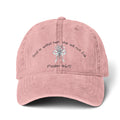 Women's Pigment-Dyed Cap with Fashion Undervisor (Embroidery) - Psalm 46:5