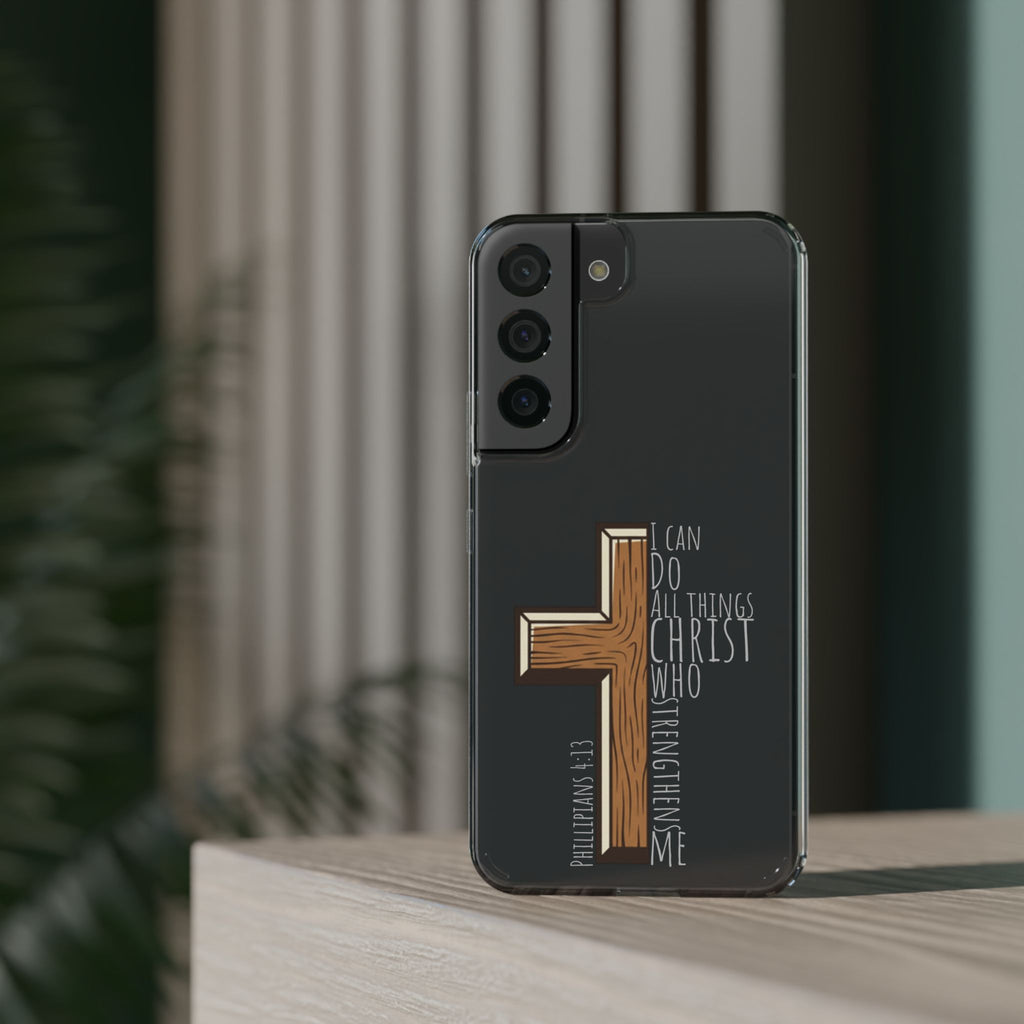 Clear Impact-Resistant Case - I Can Do All Things