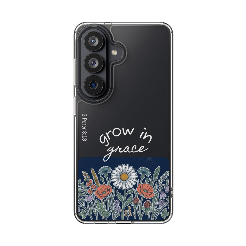 Clear Impact-Resistant Case - Grow in Grace
