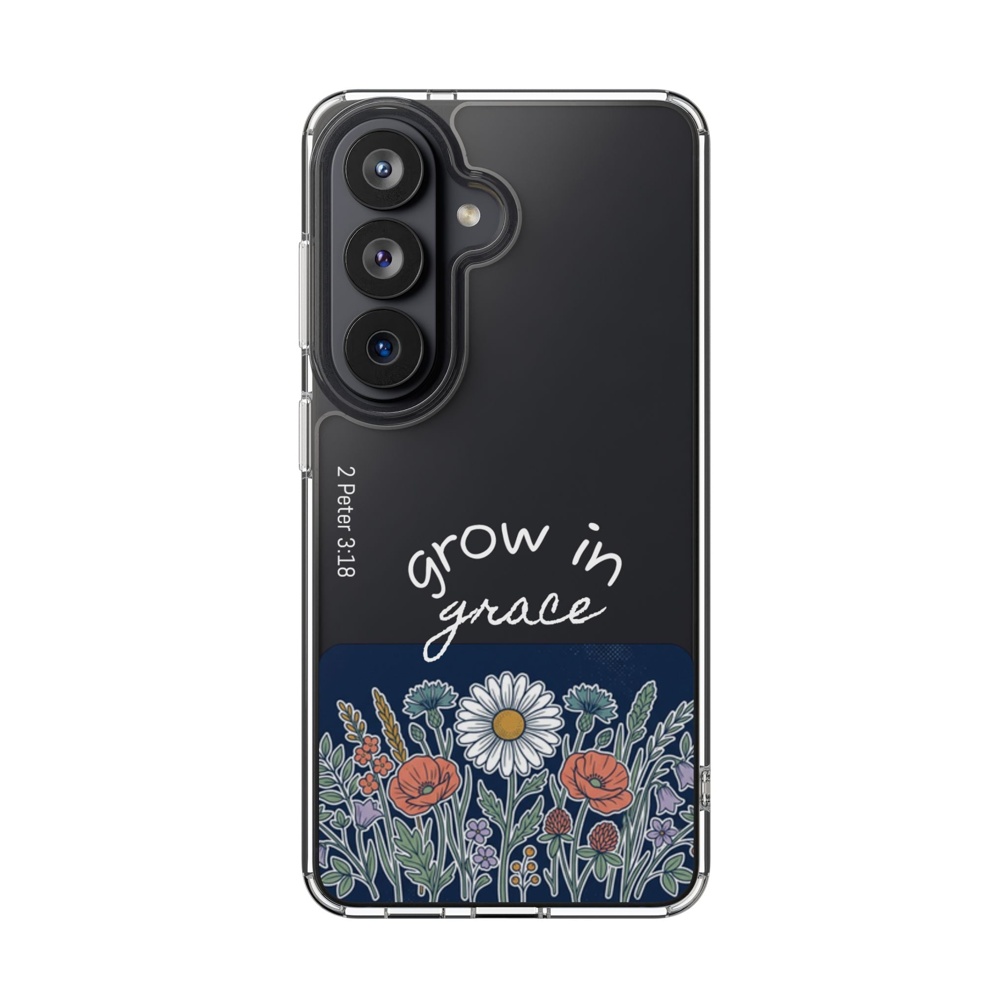 Clear Impact-Resistant Case - Grow in Grace