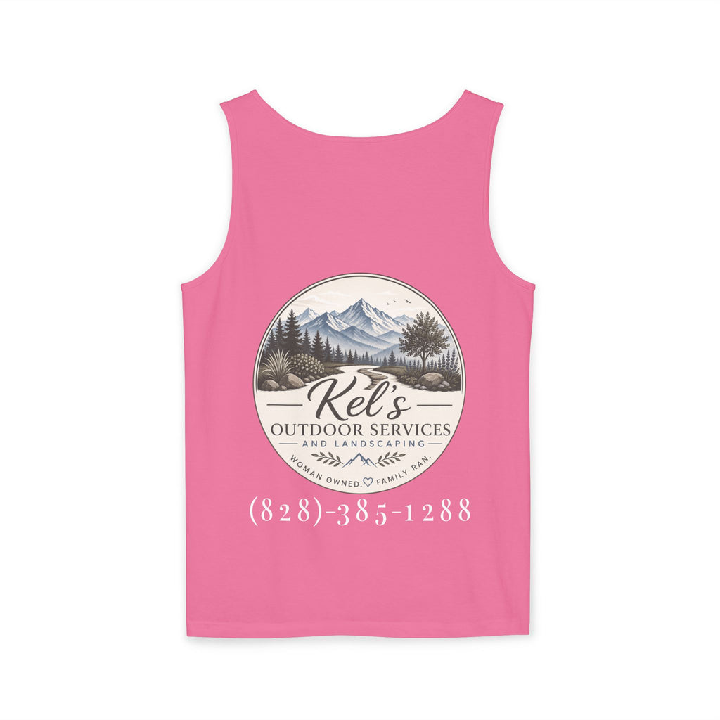 Garment-Dyed Tank Top - Kel’s Outdoor Services & Landscaping
