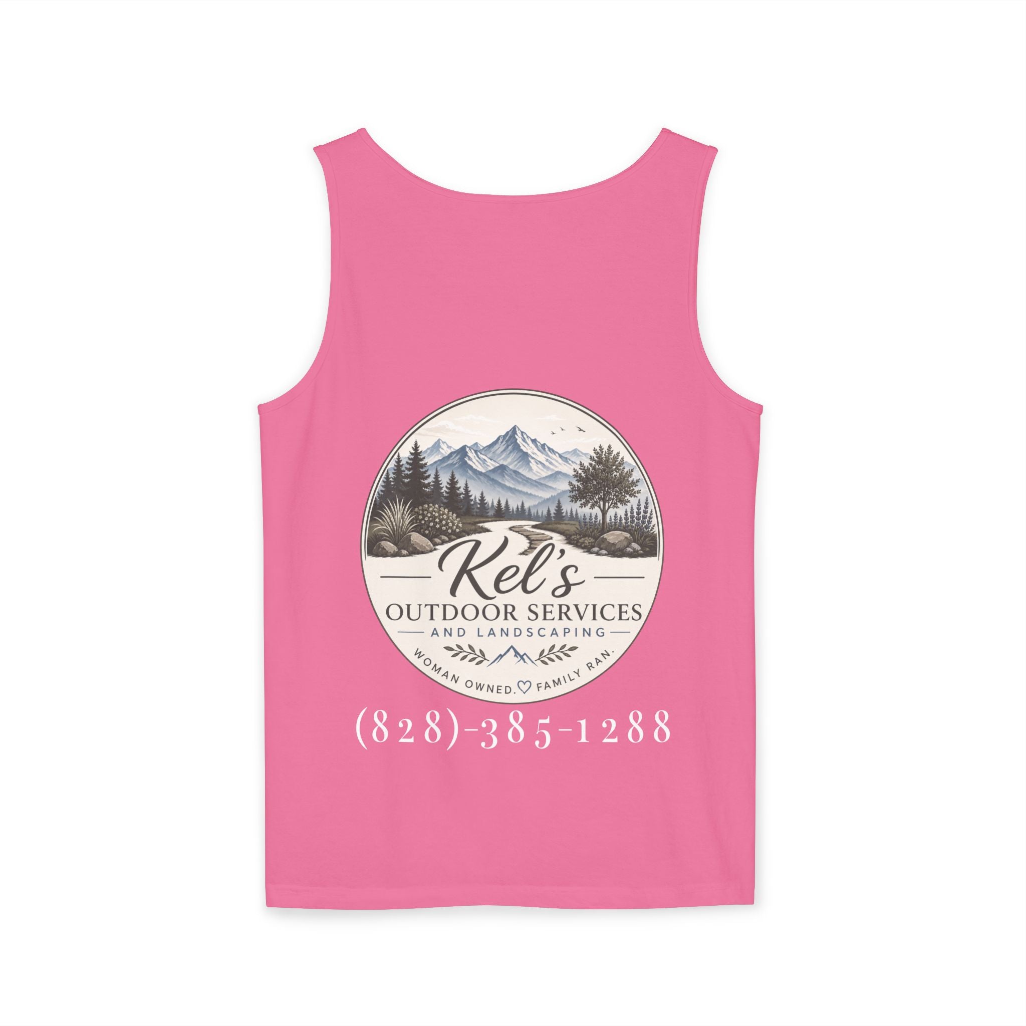 Garment-Dyed Tank Top - Kel’s Outdoor Services & Landscaping