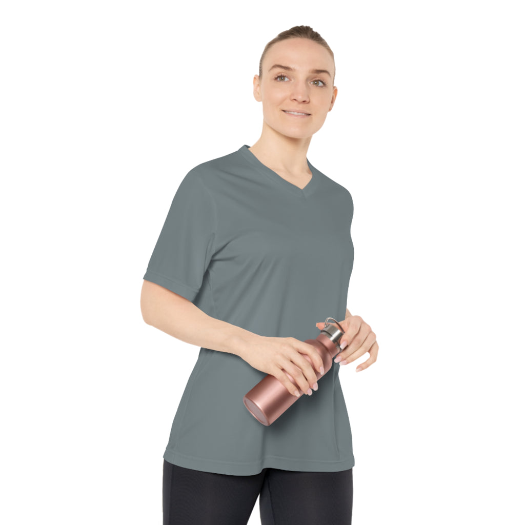 Women's Performance V-Neck T-Shirt - Be Still & Know