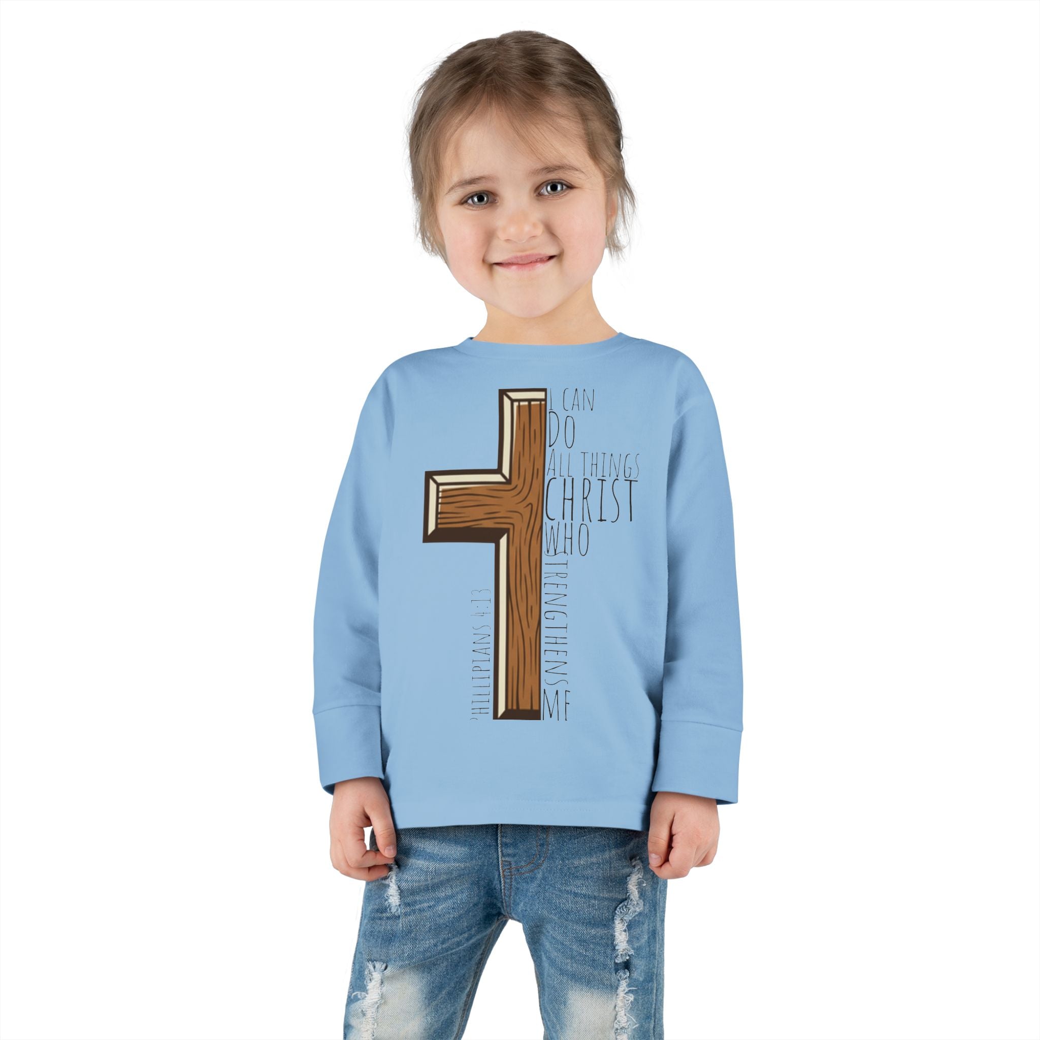 Toddler Long Sleeve Tee - I can do all things