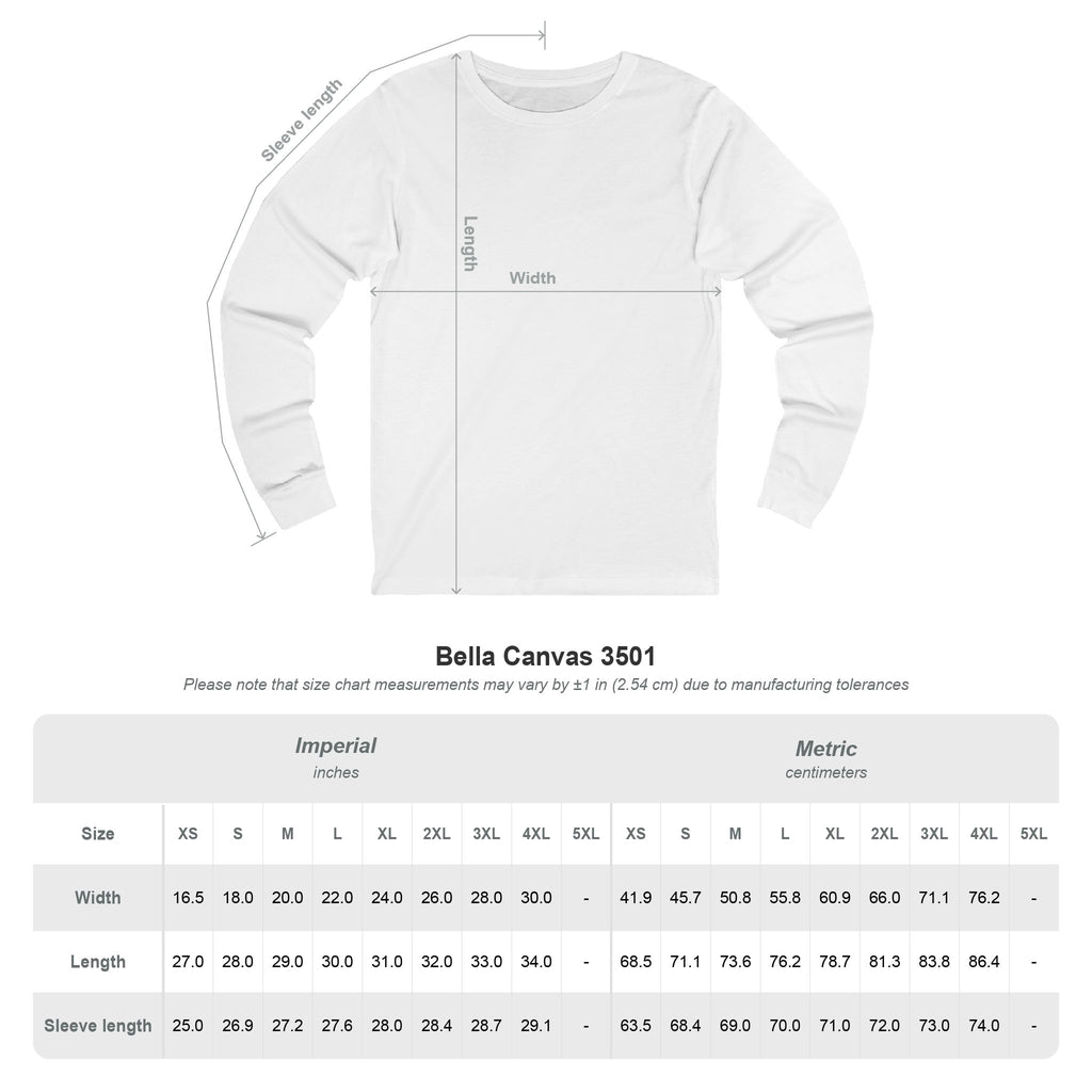 Jersey Long Sleeve Tee - Luke 1:37