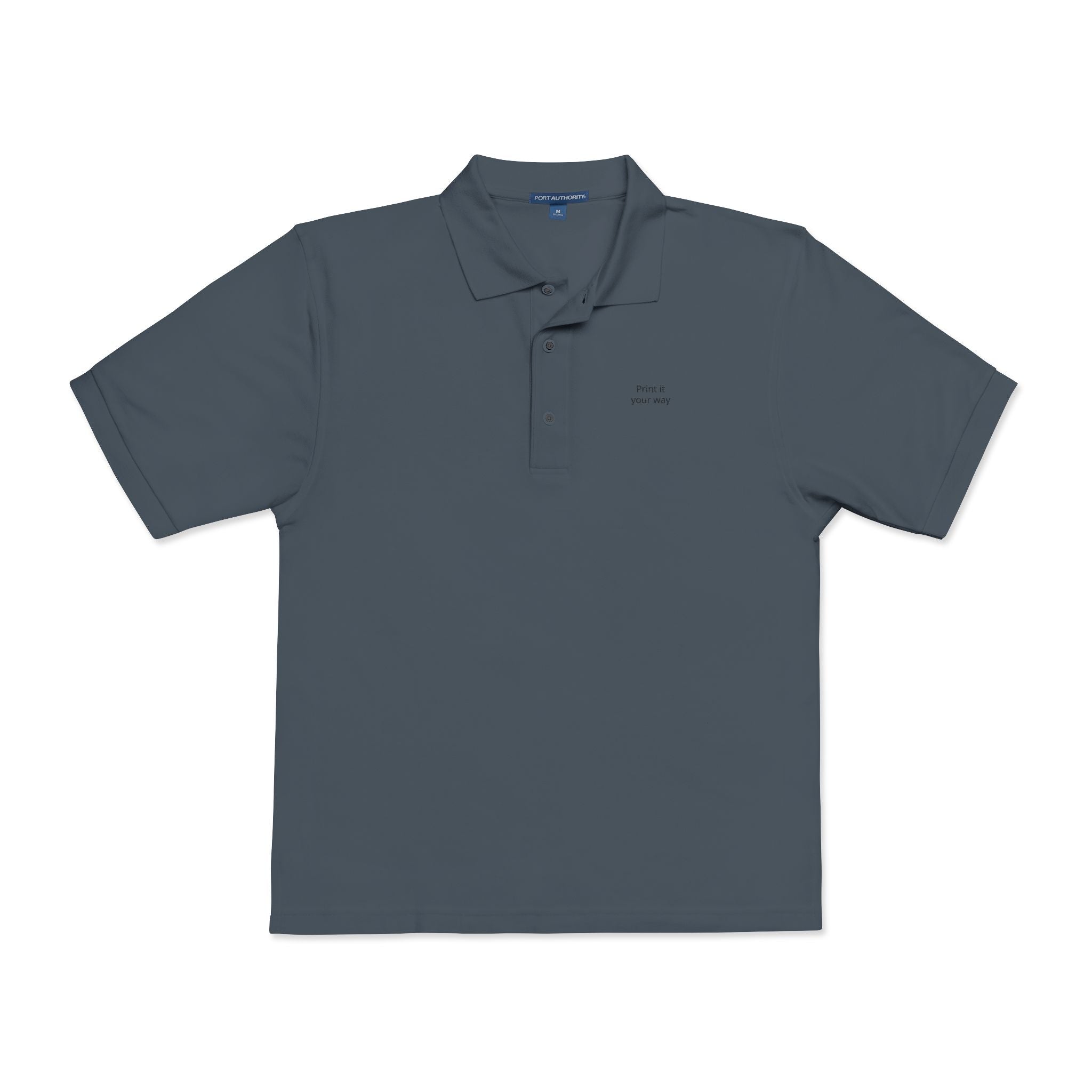 Unisex Polo Shirt (Embroidery) - Business Name Custom