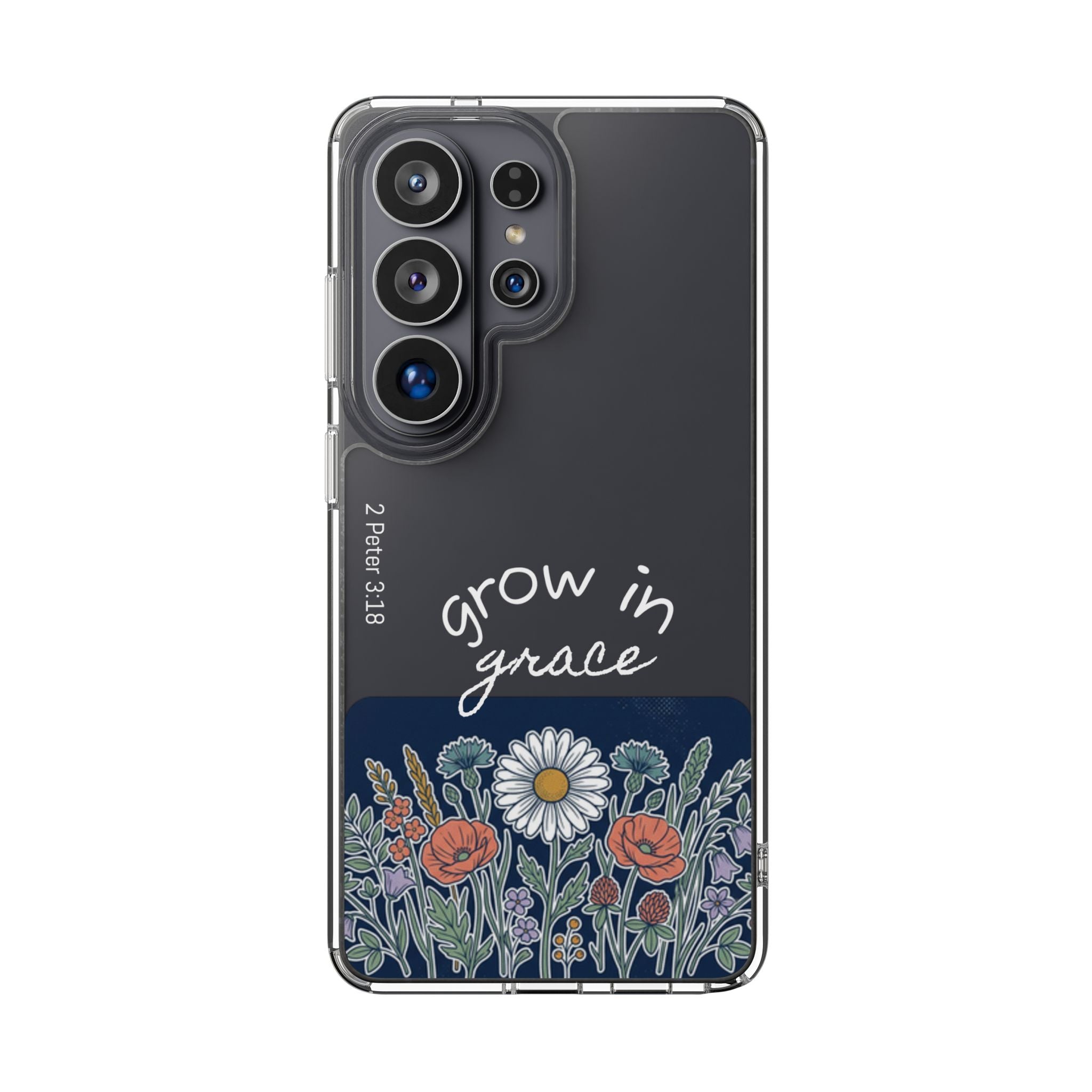Clear Impact-Resistant Case - Grow in Grace
