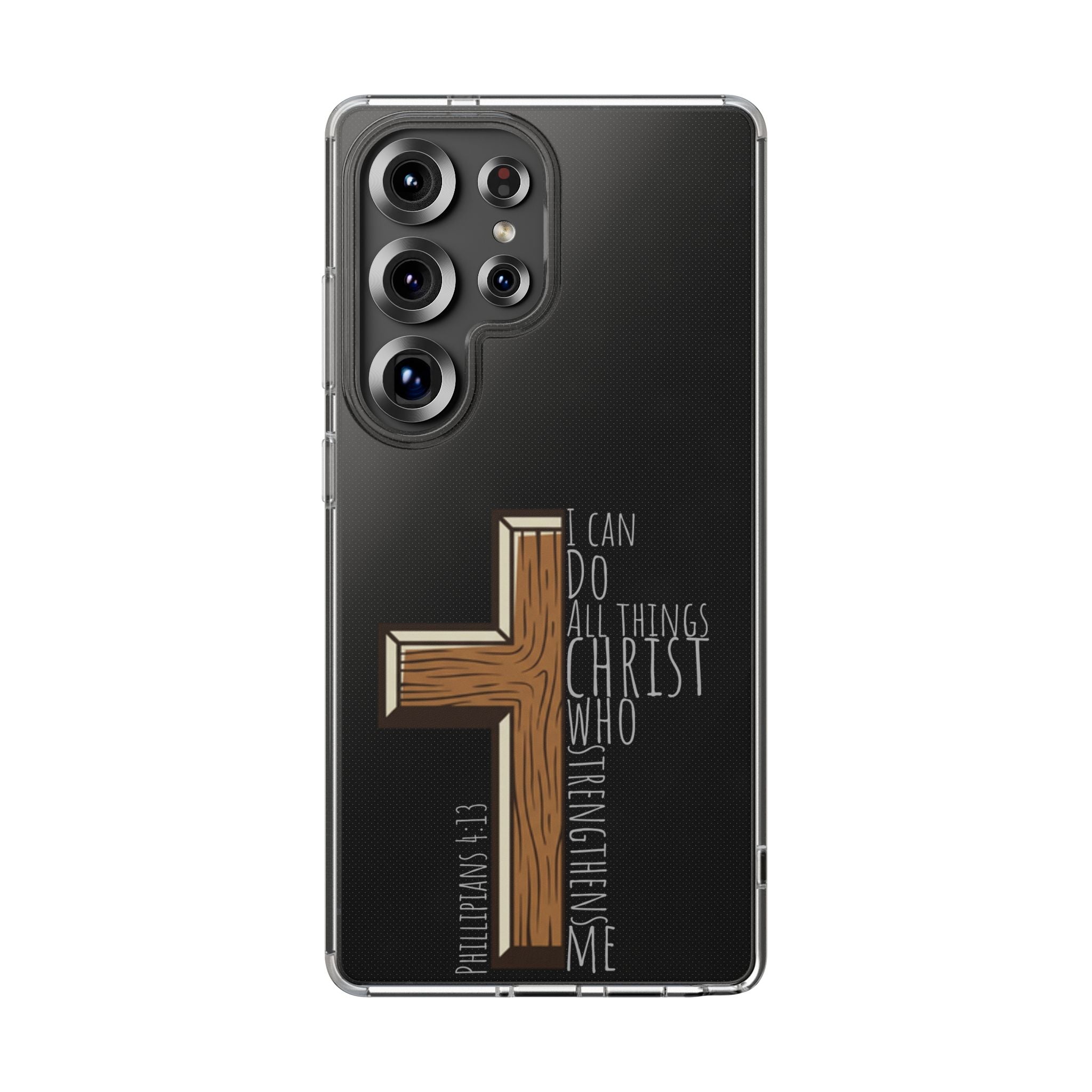 Clear Impact-Resistant Case - I Can Do All Things