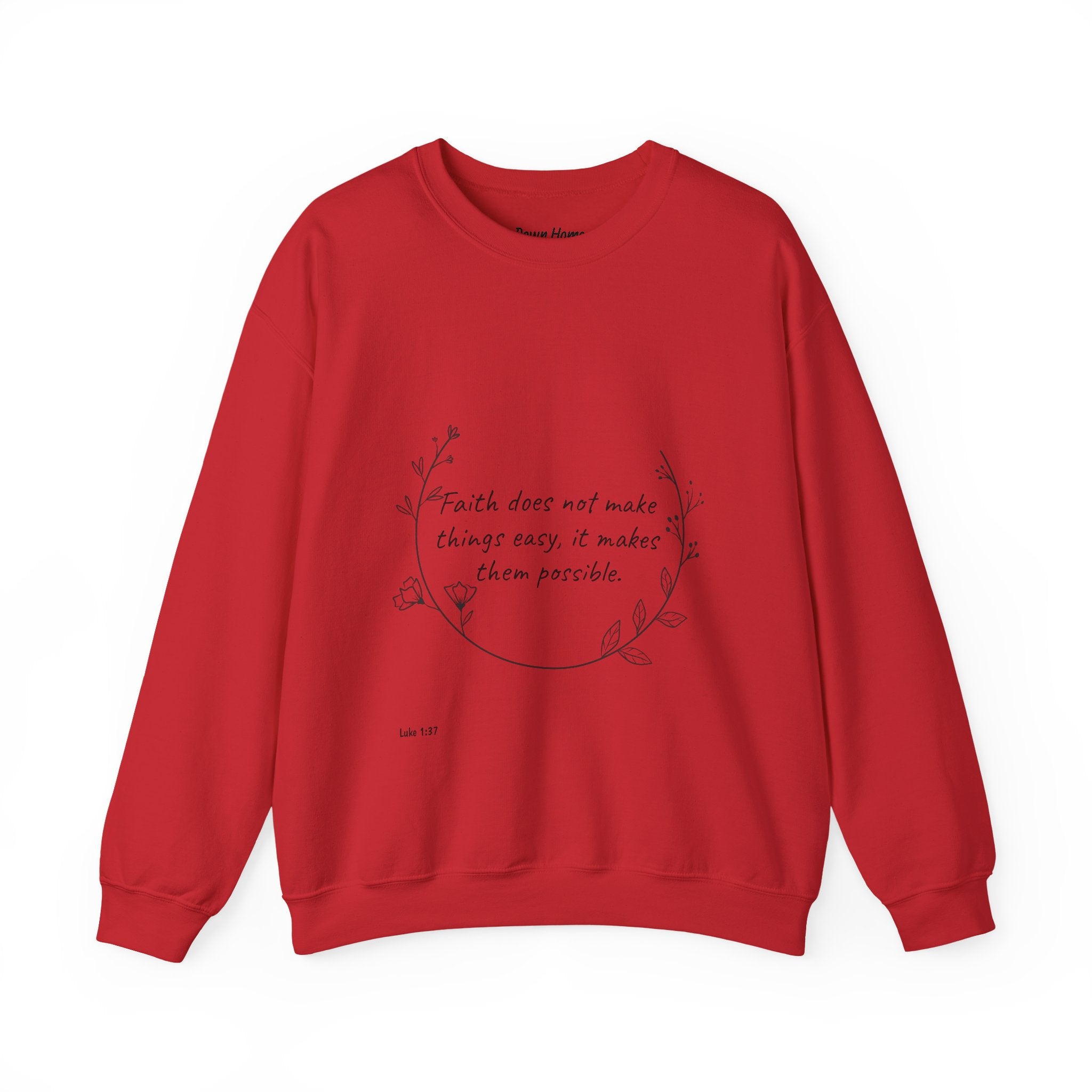 Heavy Blend™ Crewneck Sweatshirt - Luke 1:37
