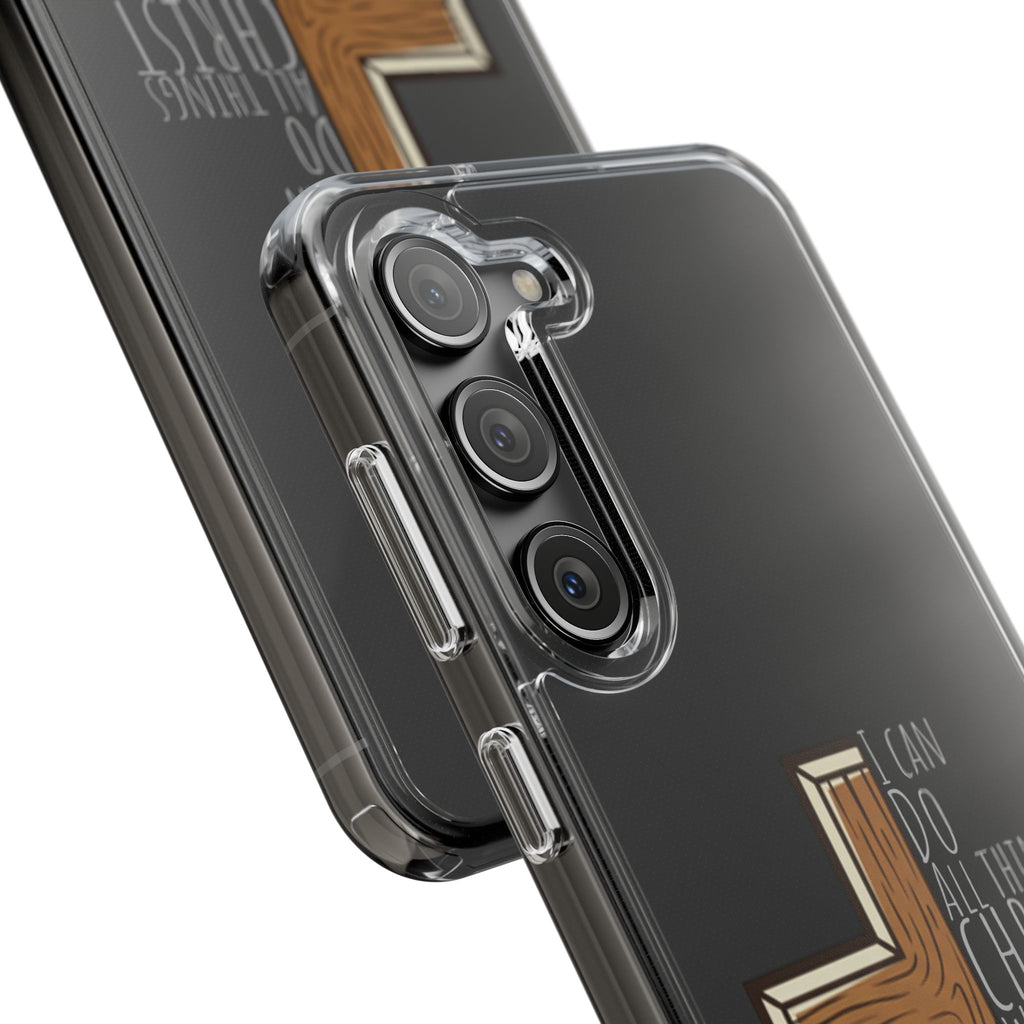 Clear Impact-Resistant Case - I Can Do All Things