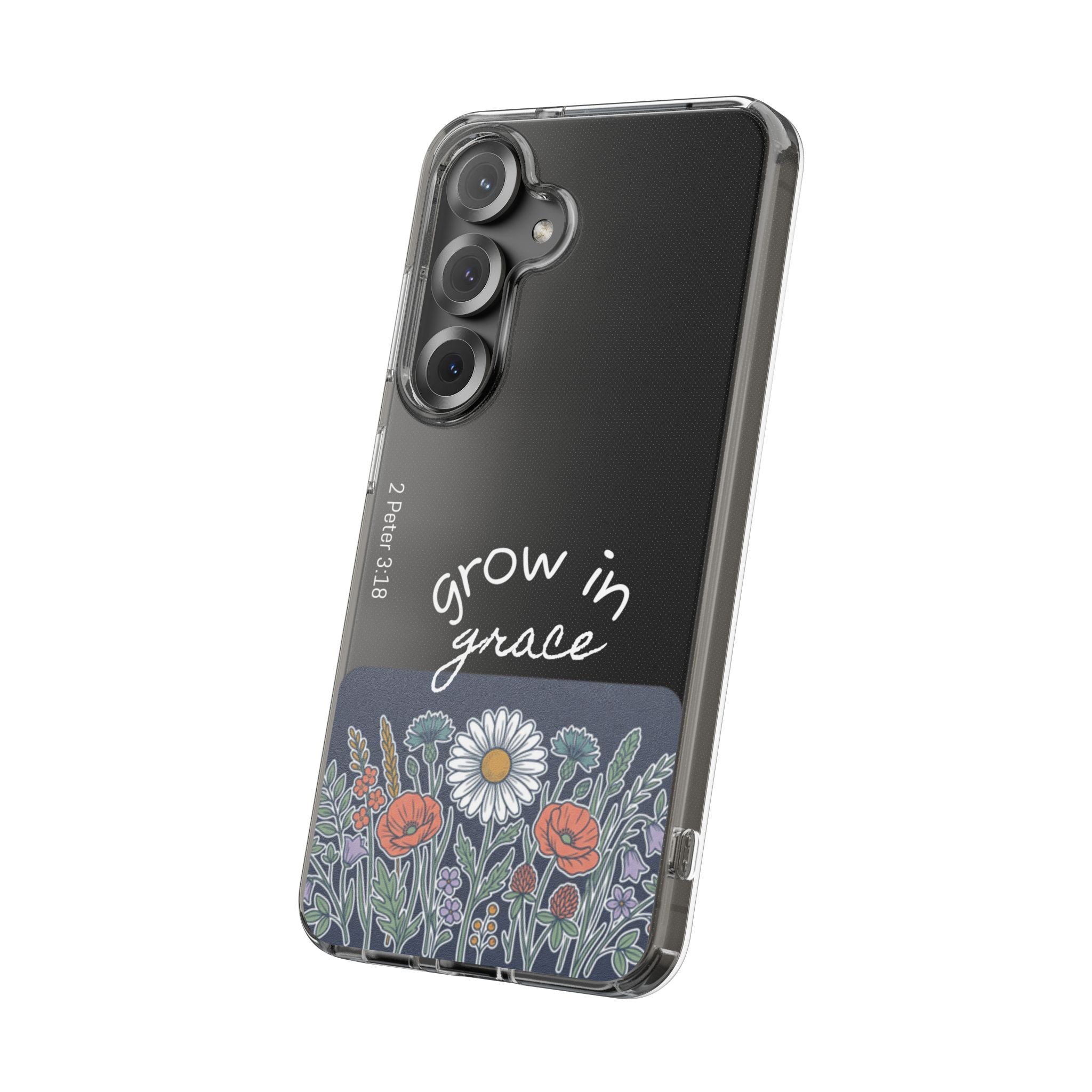 Clear Impact-Resistant Case - Grow in Grace